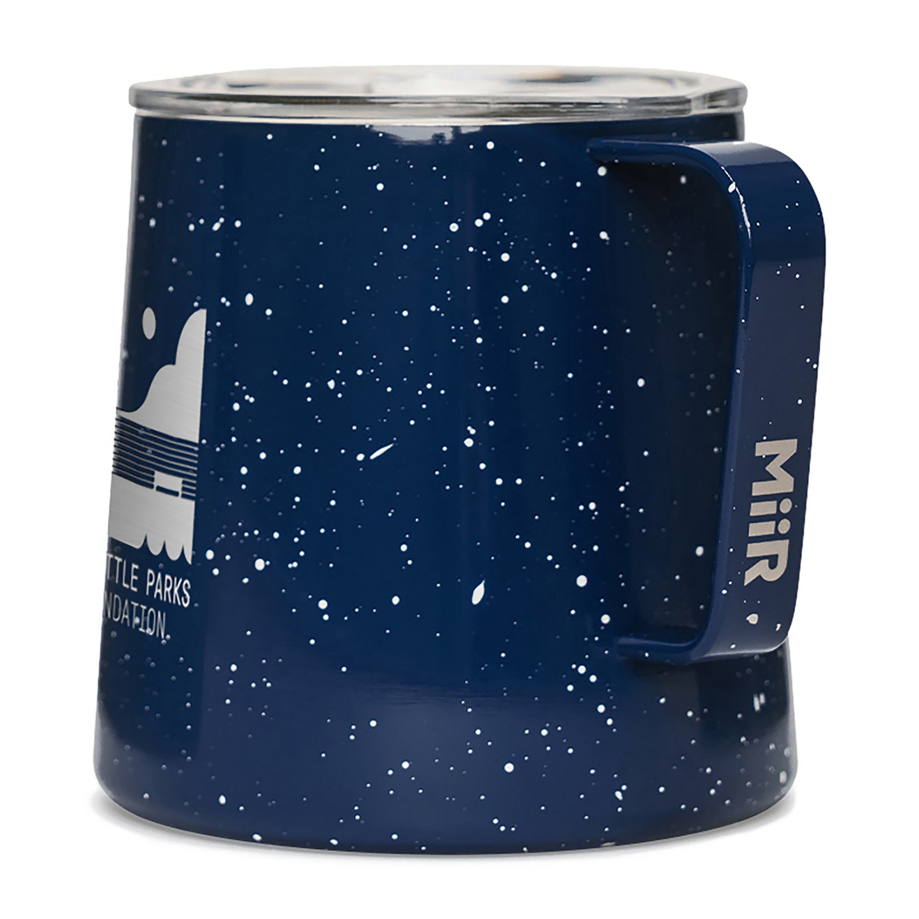 Picture of MiiR Grounded Camp Cup - 12 Oz. - Blue Speckle Gloss