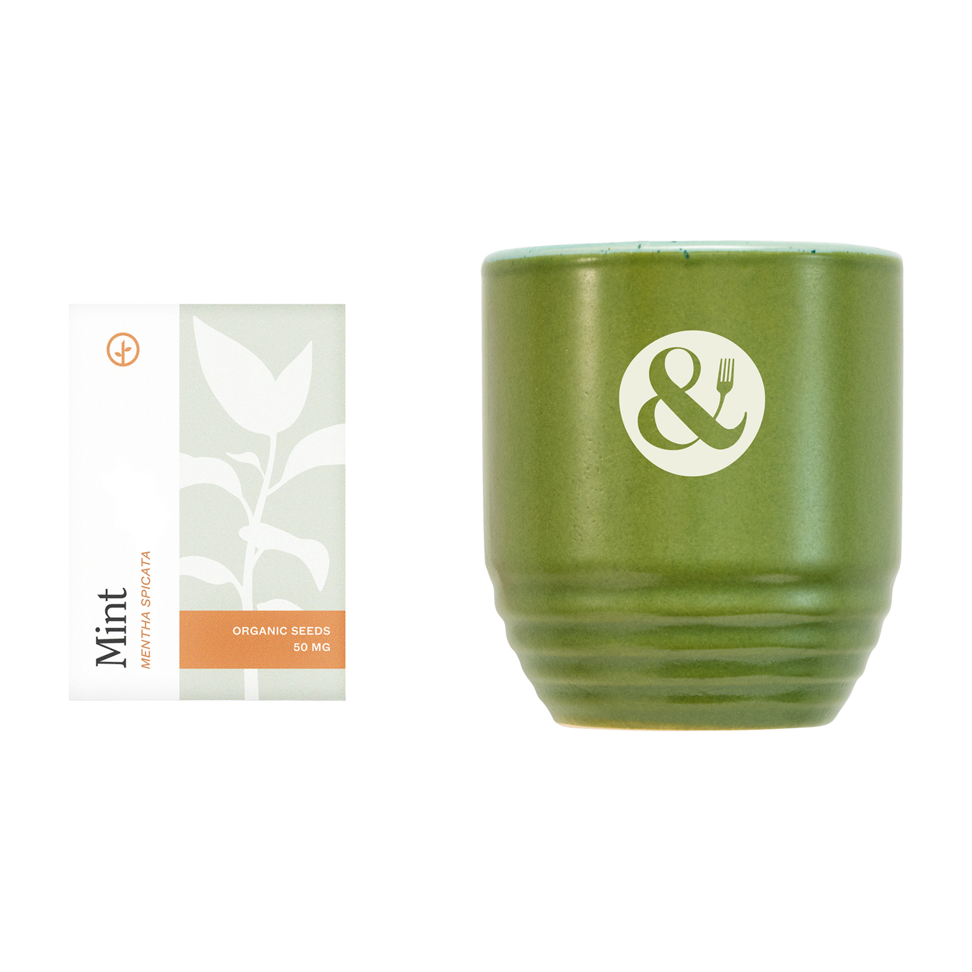 Picture of Modern Sprout Garden Vibes Candle/Planter - In The Weeds-Mint