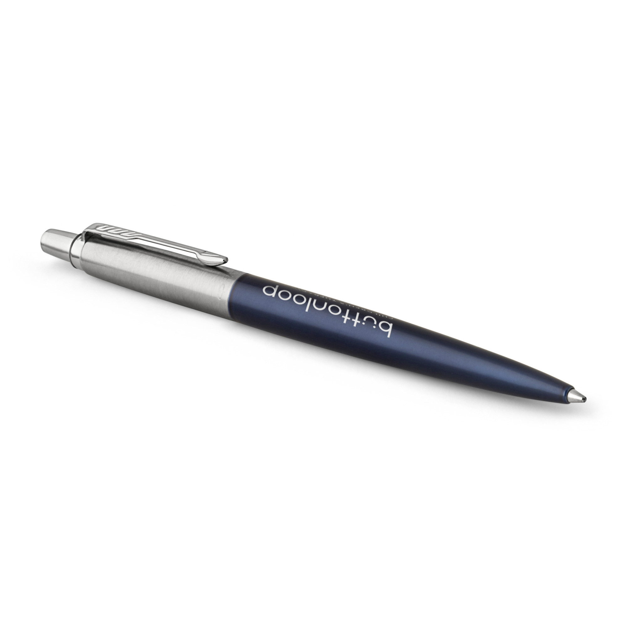 Picture of Parker Jotter London Stainless Steel Ballpoint - Royal Blue - Chrome Trim