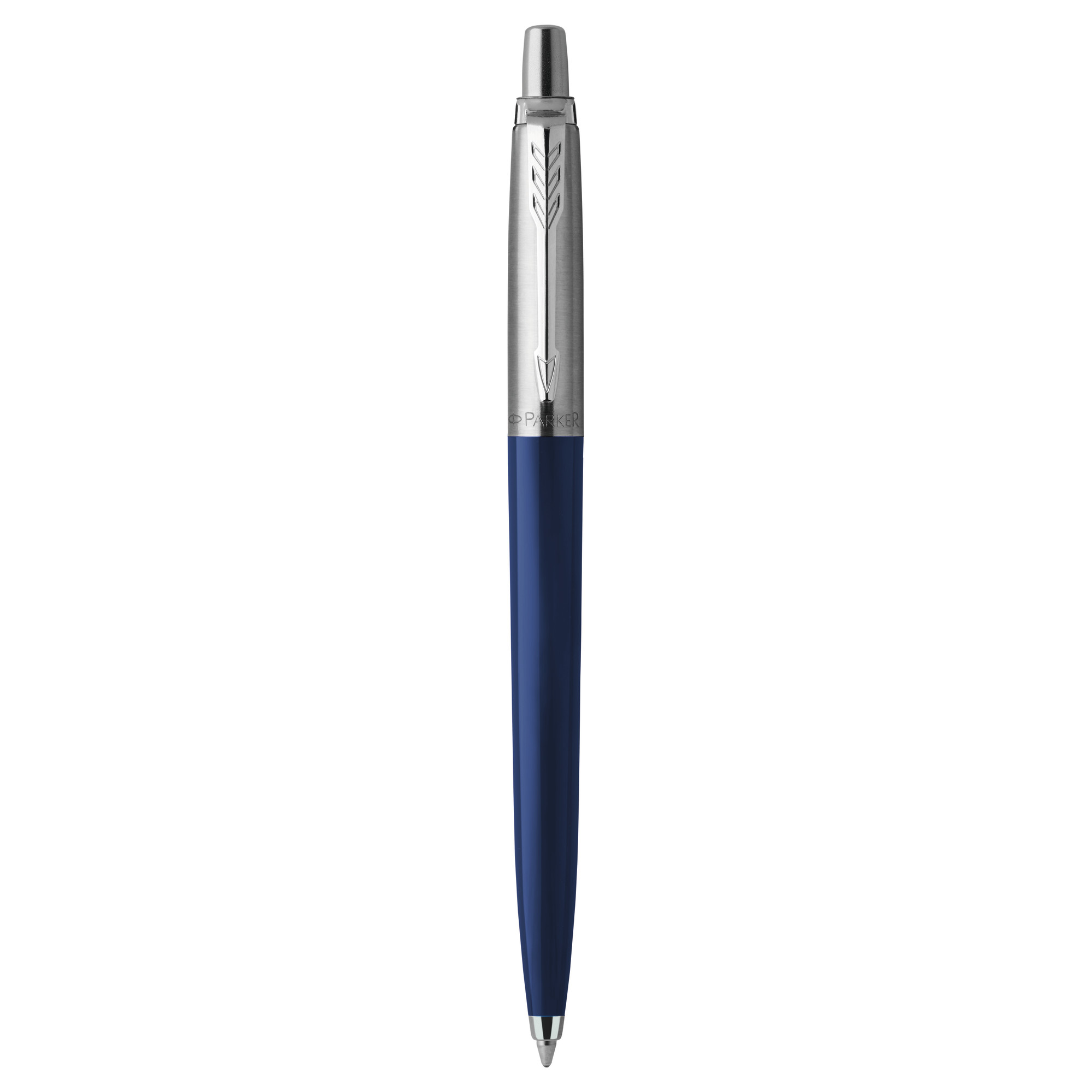 Picture of Parker Jotter London Stainless Steel Ballpoint - Royal Blue - Chrome Trim