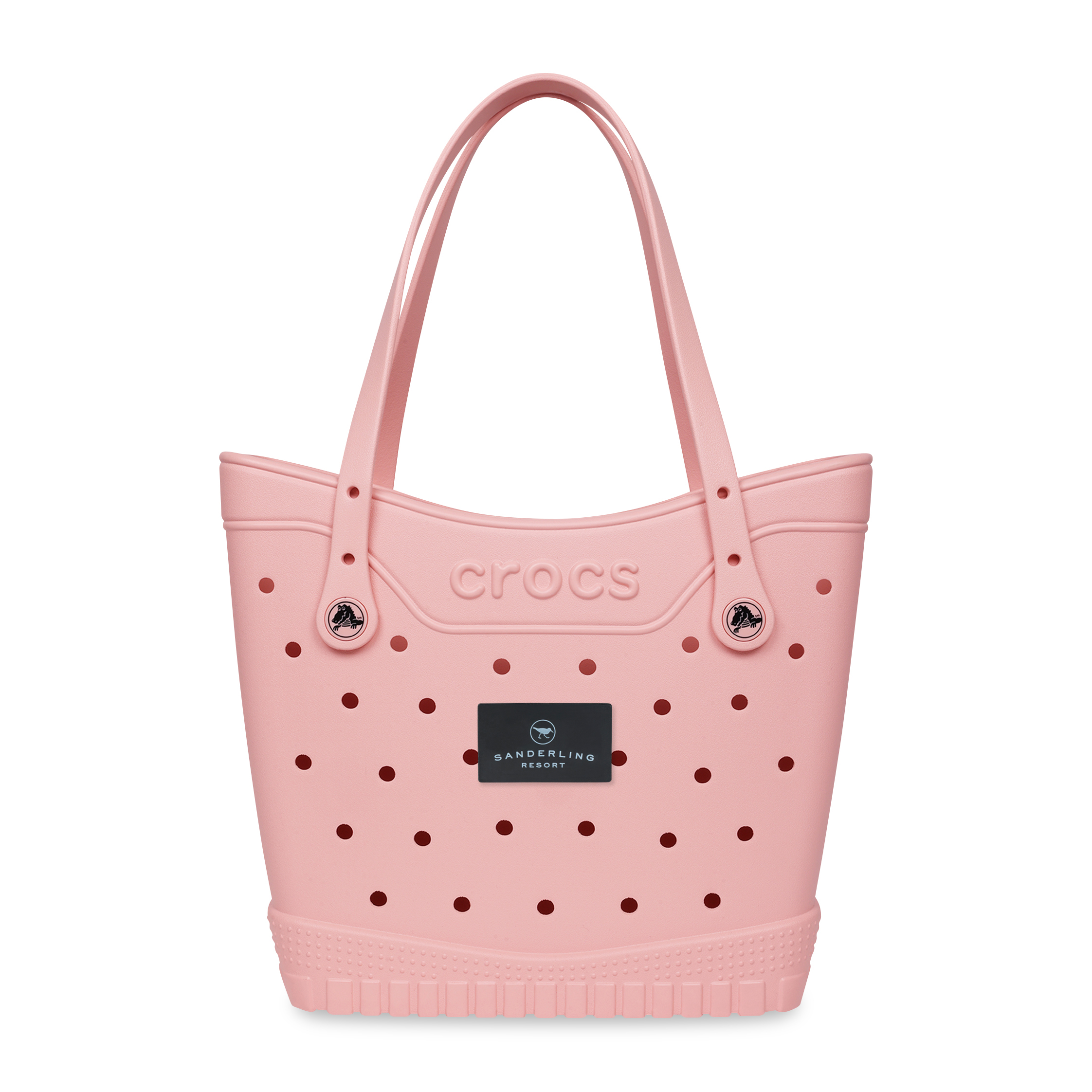 Picture of Crocs Classic Medium Tote - Powder Pink - Black