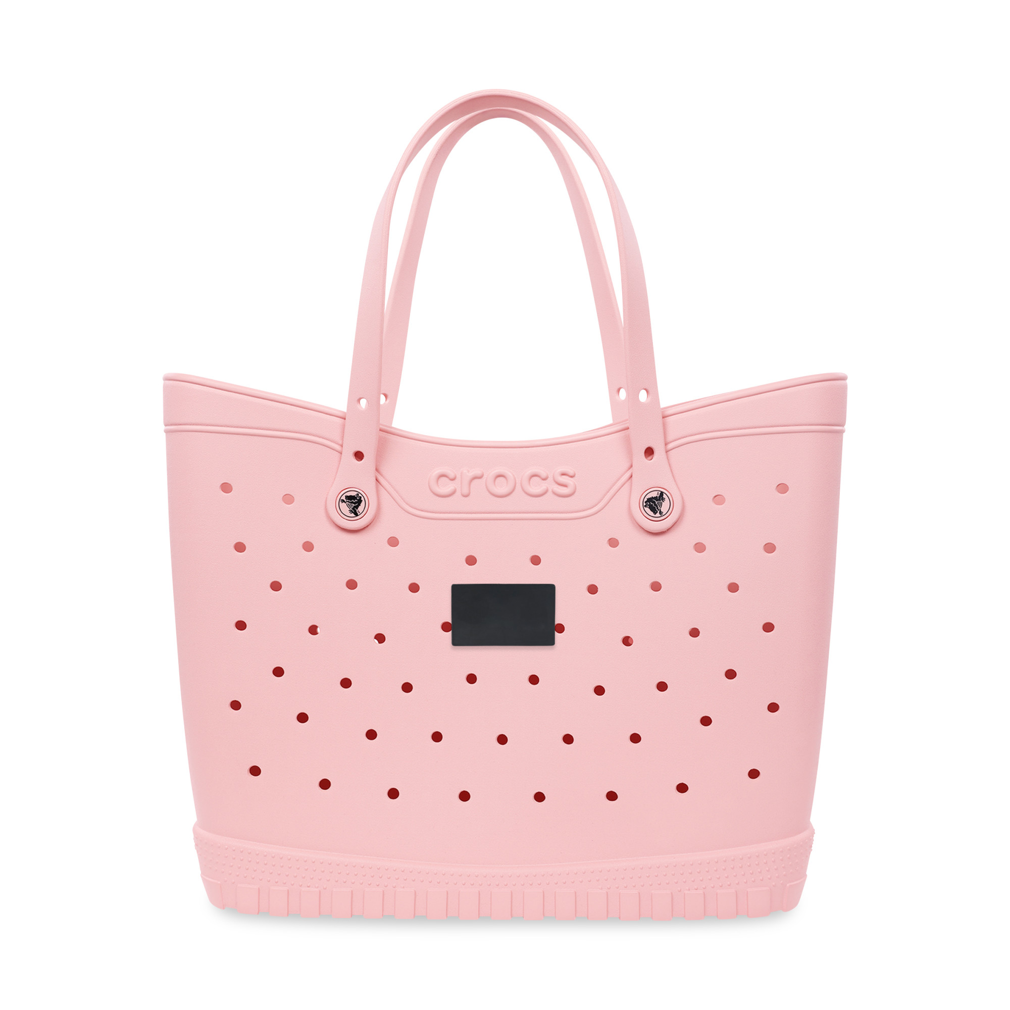 Picture of Crocs Classic Large Tote - Powder Pink - Black