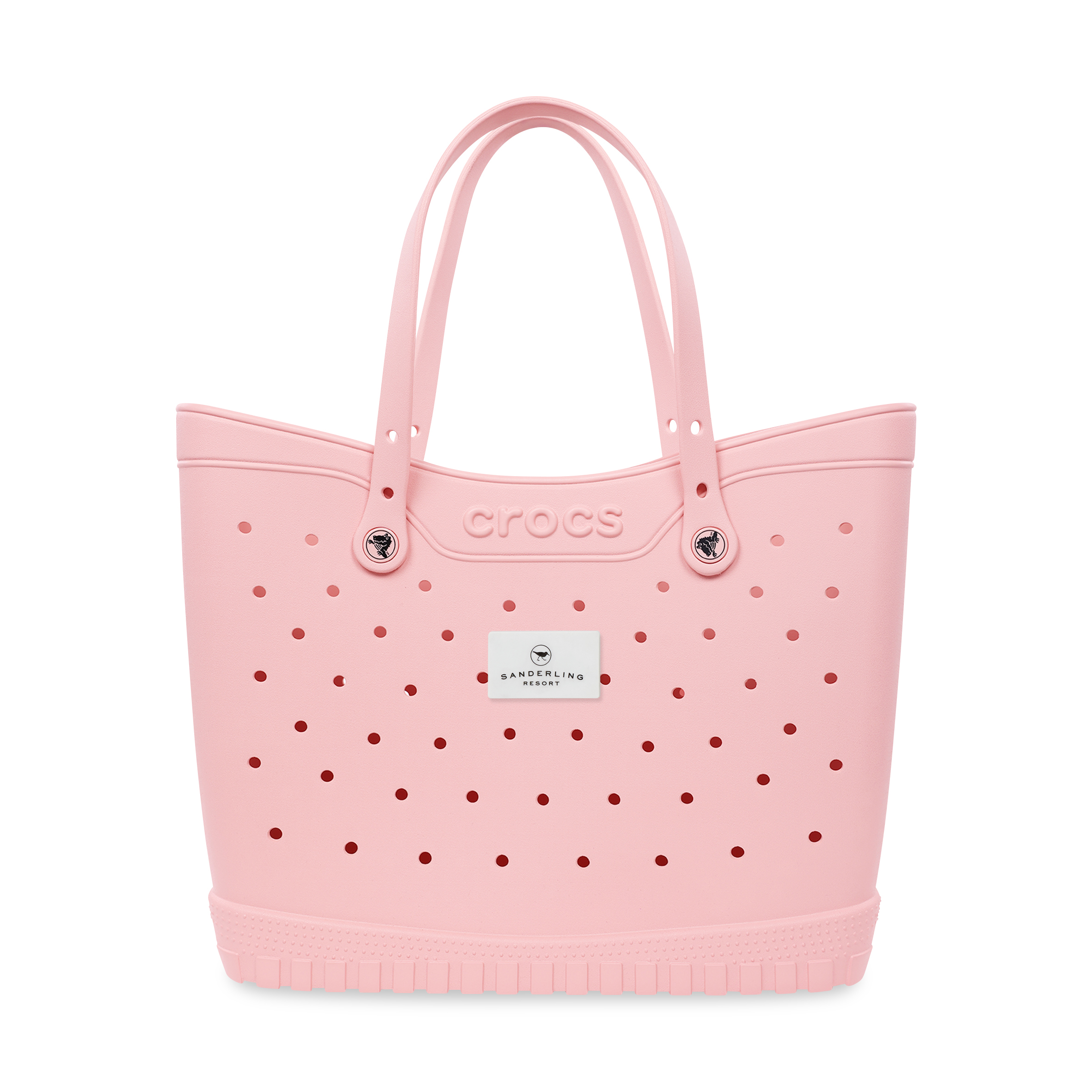 Picture of Crocs Classic Large Tote - Powder Pink - White