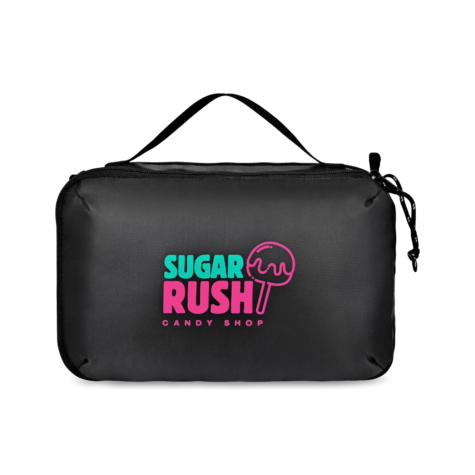 Picture of Parker Recycled rPET Dual Zippered Pouch - Black