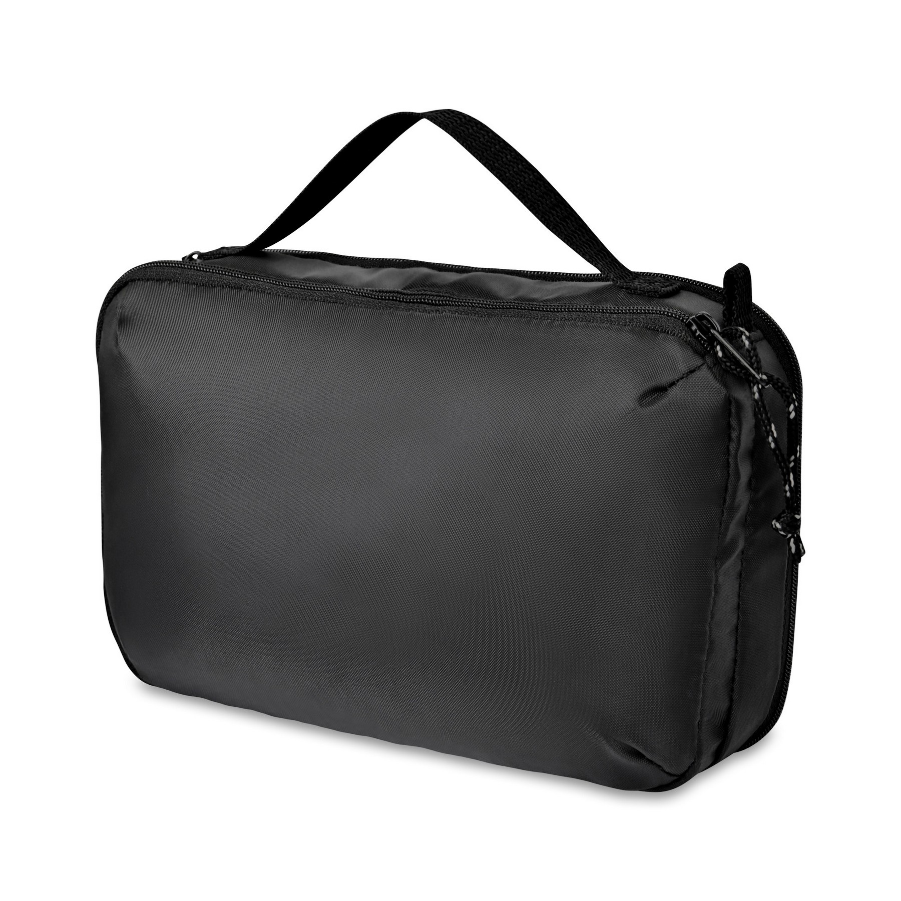 Picture of Parker Recycled rPET Dual Zippered Pouch - Black