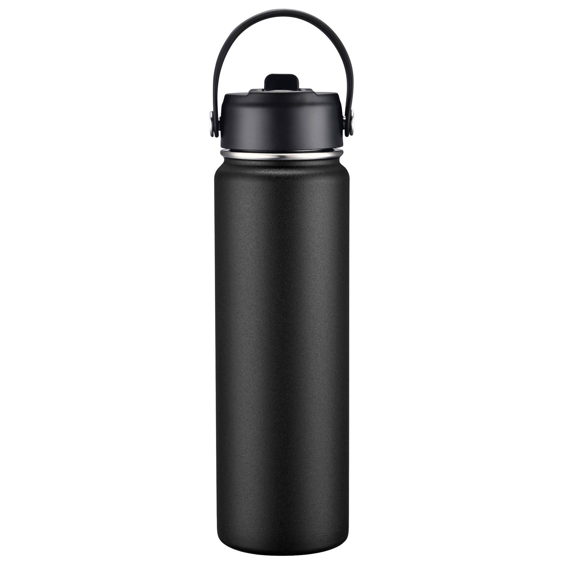 Picture of 27oz. Stainless Steel Thermal Water Bottle with Flip Straw & Silicone Base