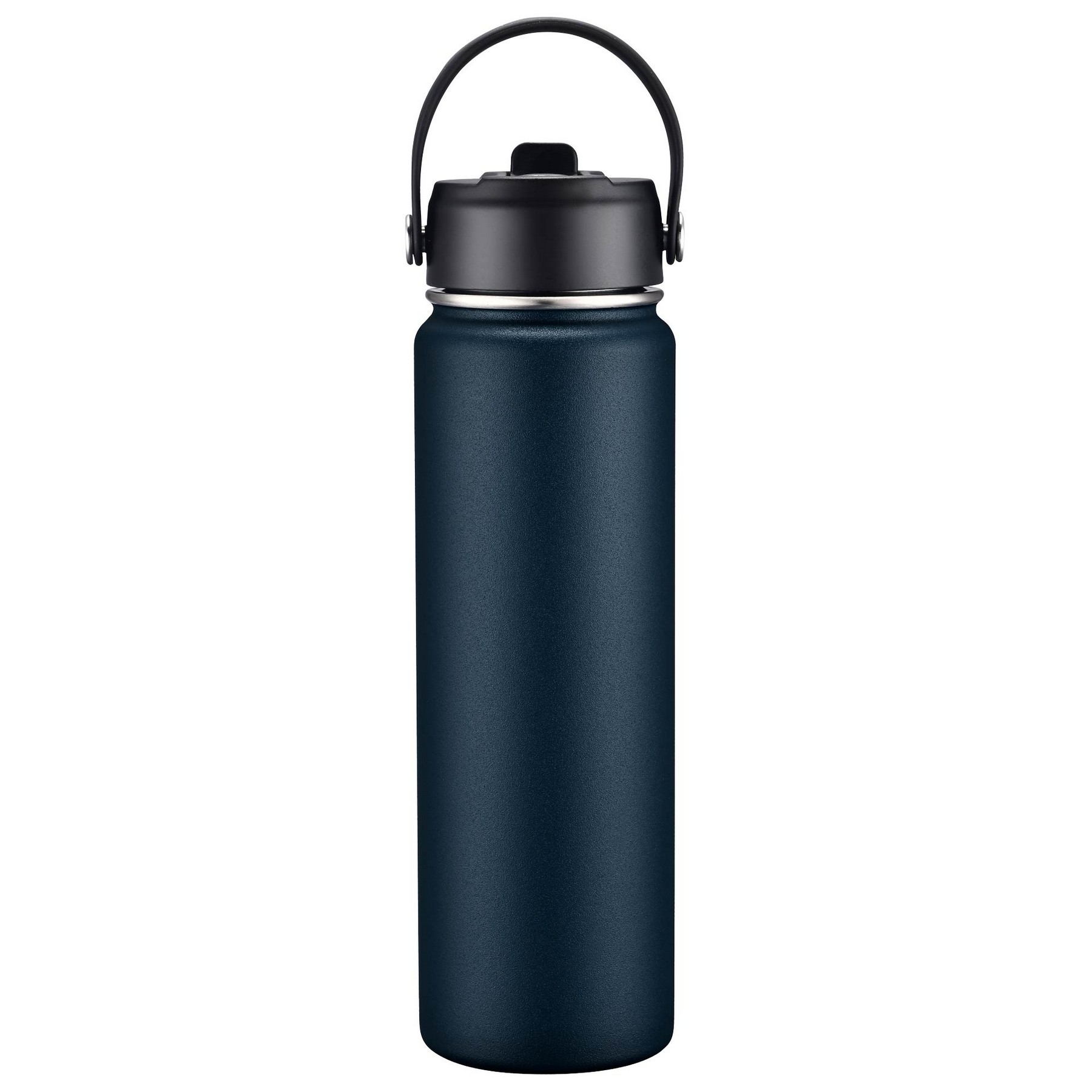 Picture of 27oz. Stainless Steel Thermal Water Bottle with Flip Straw & Silicone Base