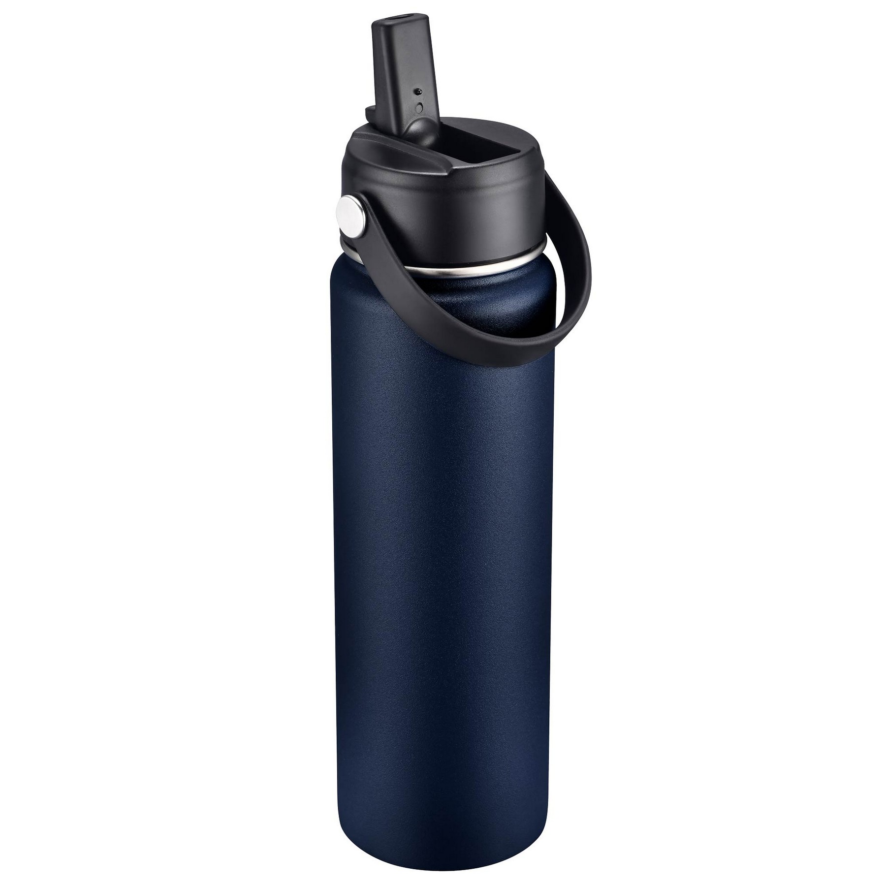 Picture of 27oz. Stainless Steel Thermal Water Bottle with Flip Straw & Silicone Base