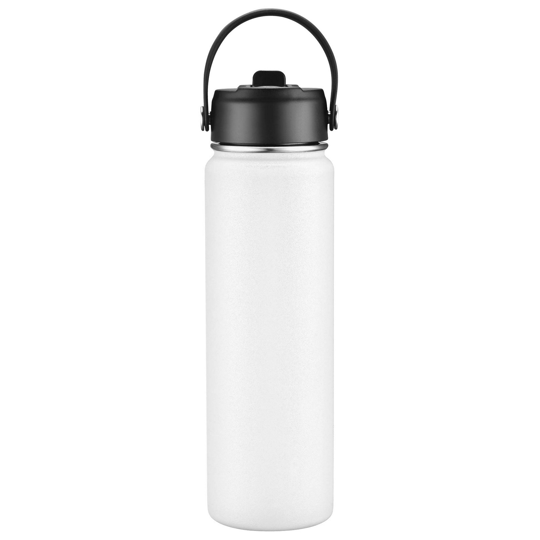 Picture of 27oz. Stainless Steel Thermal Water Bottle with Flip Straw & Silicone Base