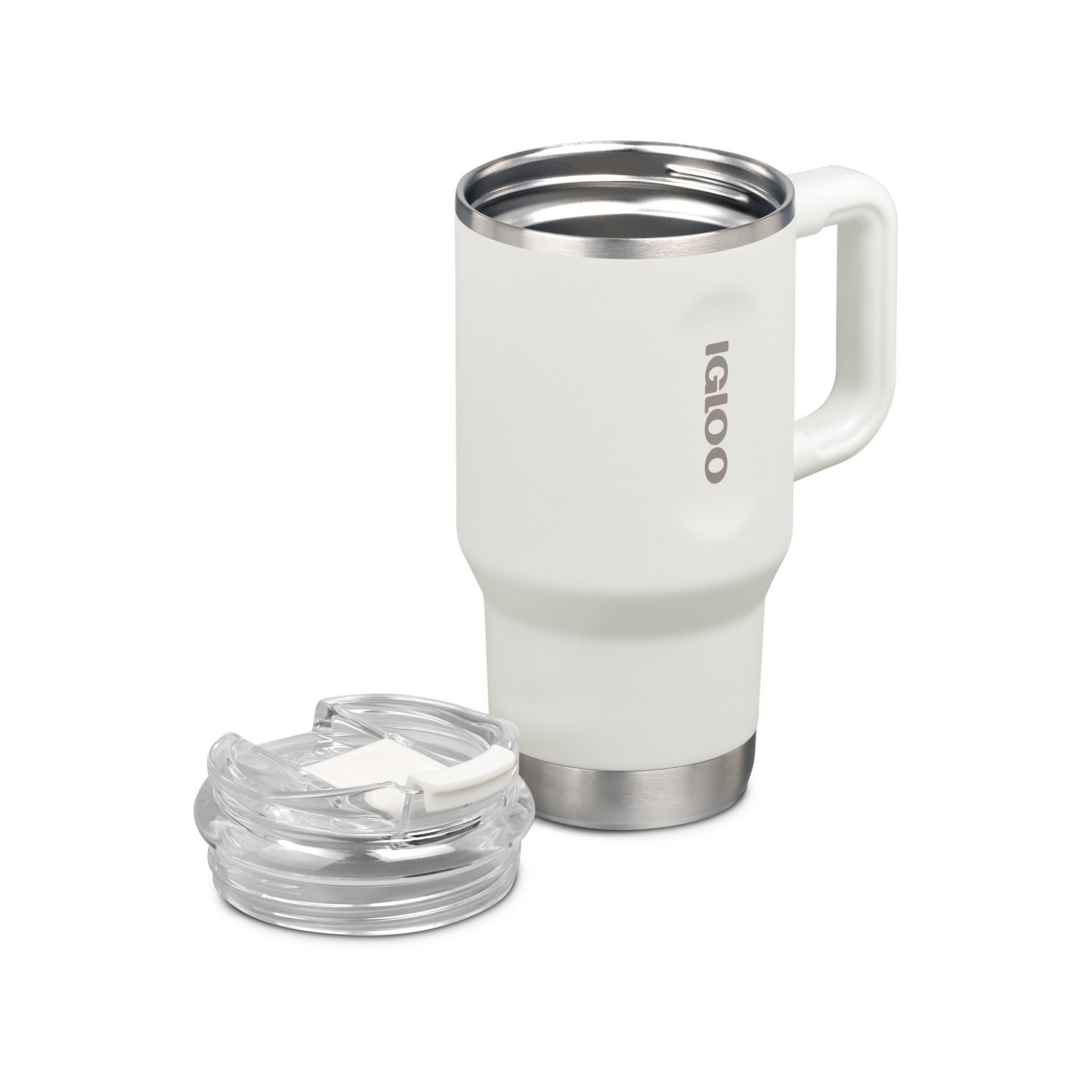 Picture of Igloo Recycled Stainless Steel Travel Tumbler - 18 Oz. - White