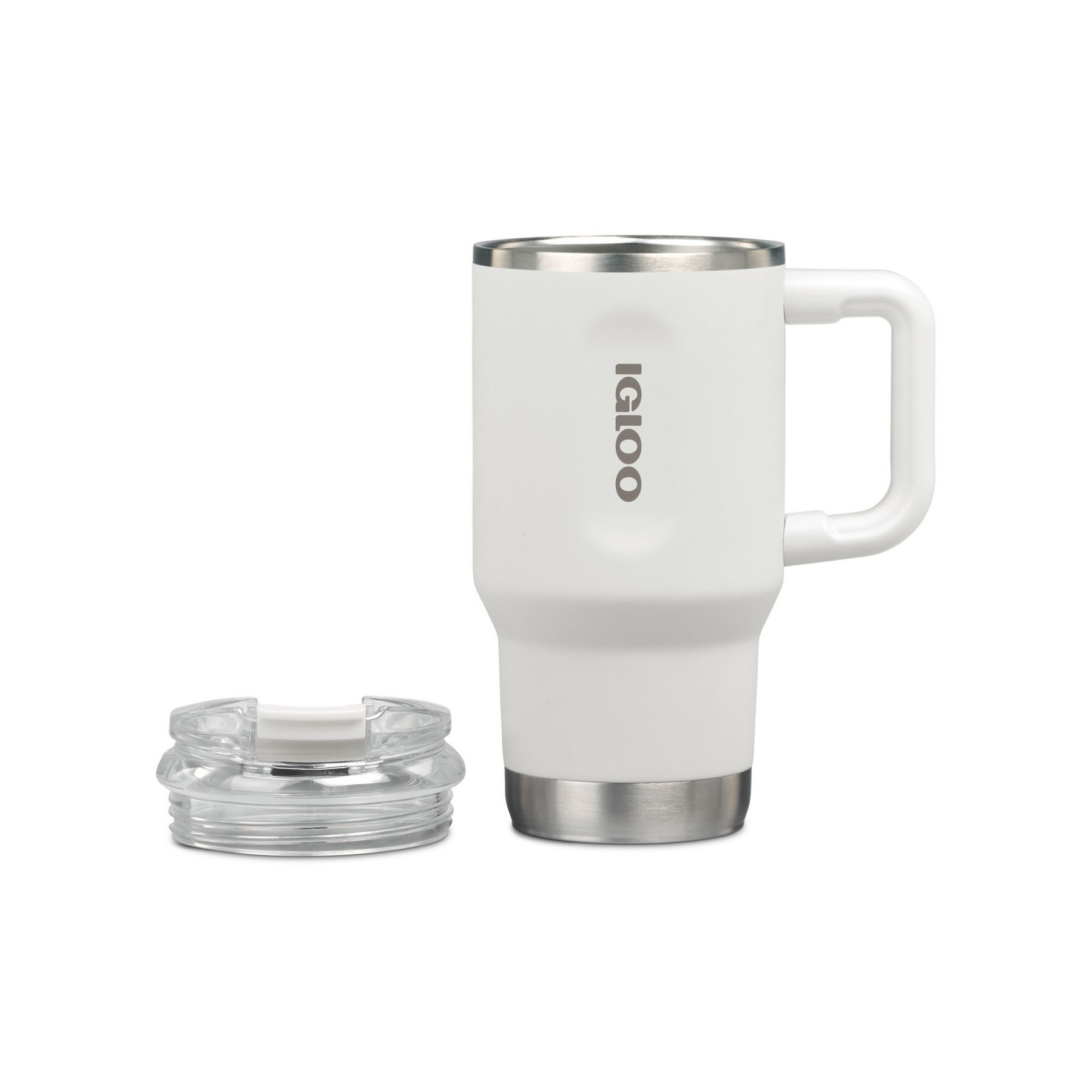 Picture of Igloo Recycled Stainless Steel Travel Tumbler - 18 Oz. - White
