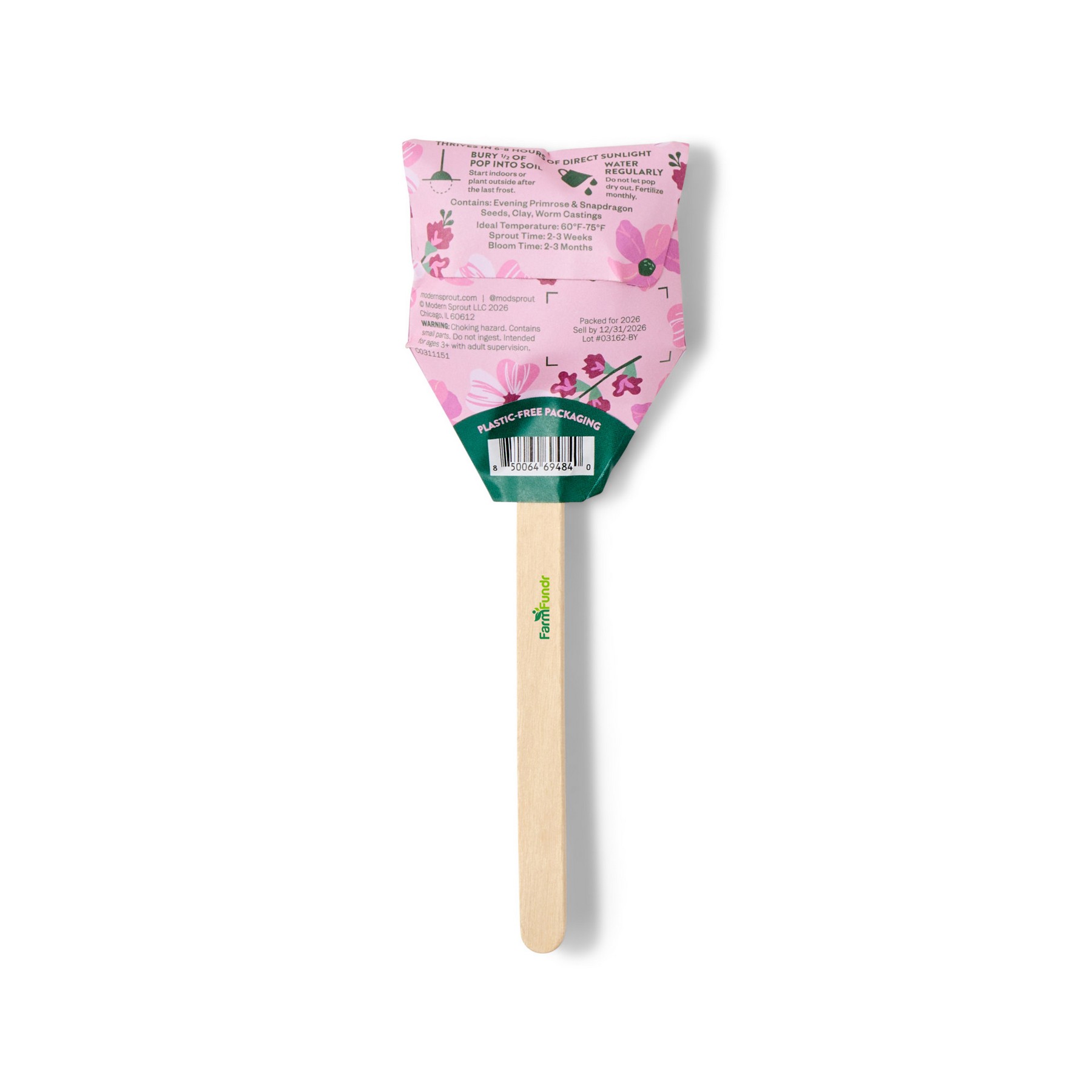 Picture of Modern Sprout Flower Seed Pop - Bloomin' for you