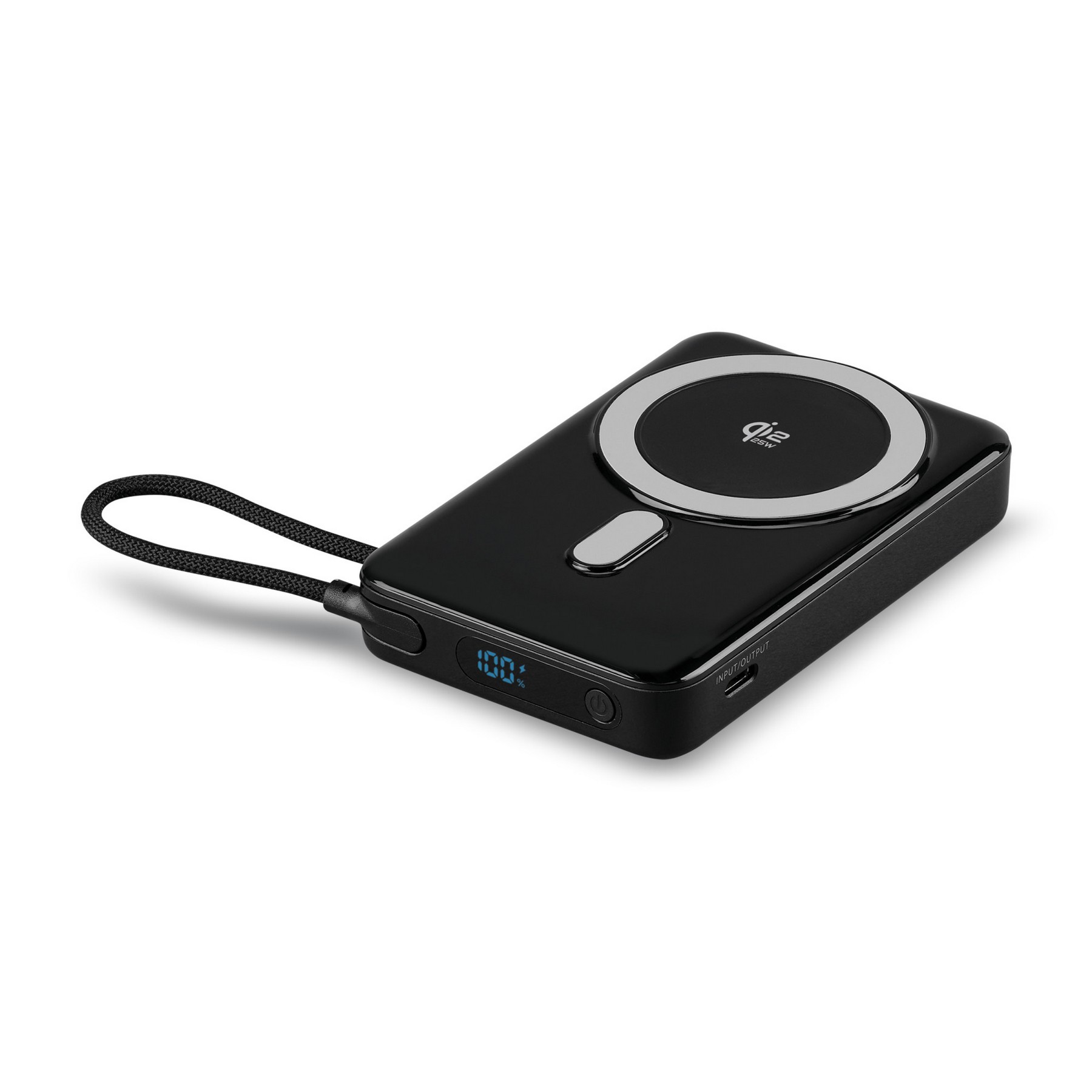 Picture of iLive Powered Wireless 10K Power Bank with USB-C and Stand - Black