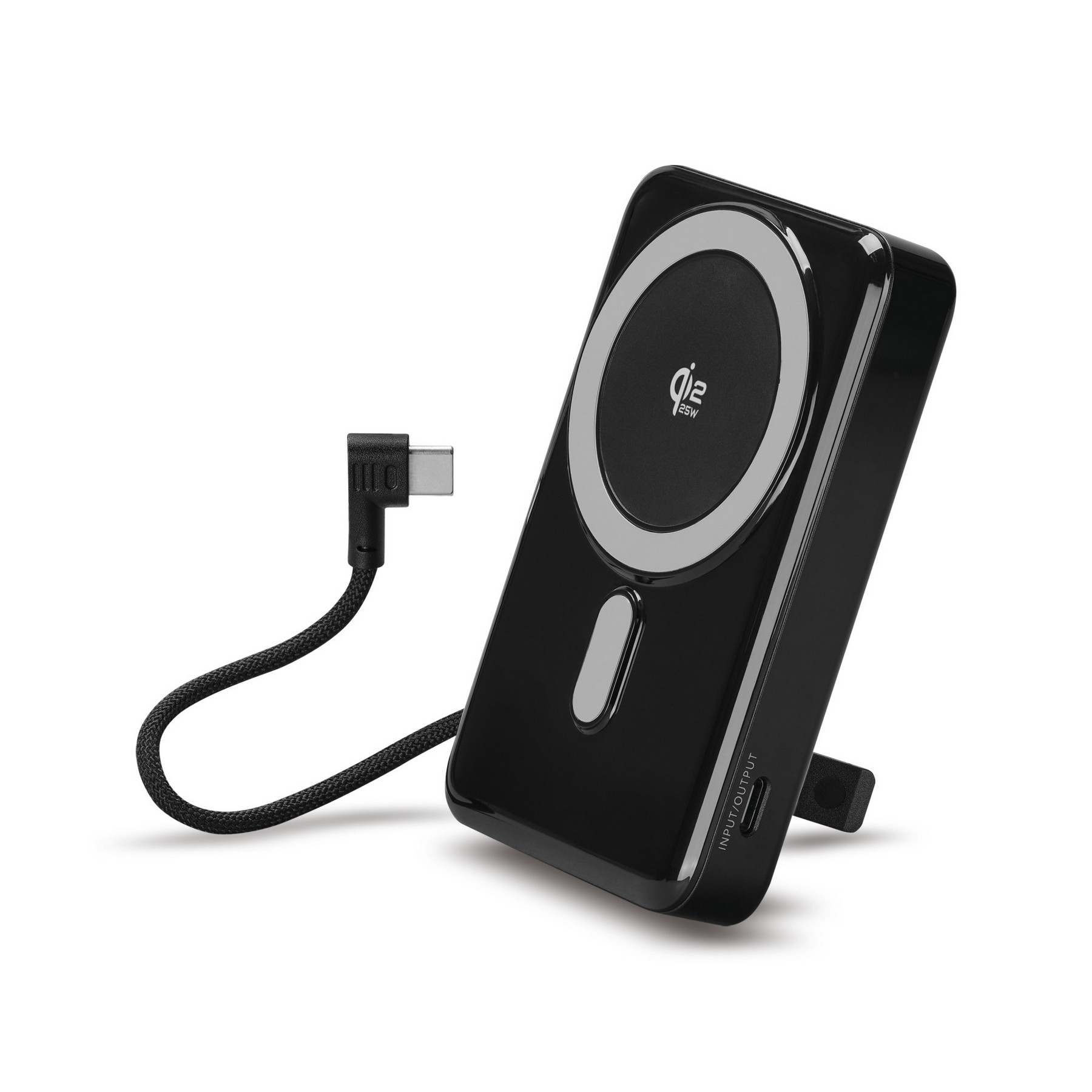 Picture of iLive Powered Wireless 10K Power Bank with USB-C and Stand - Black