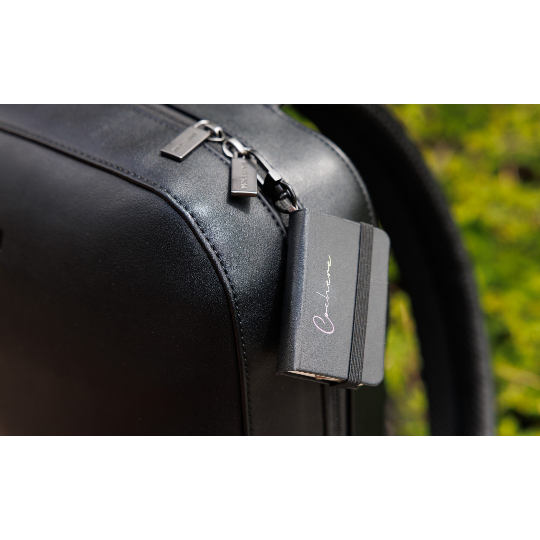 Picture of Moleskine Classic Backpack and Mini Notebook Charm Set - Black