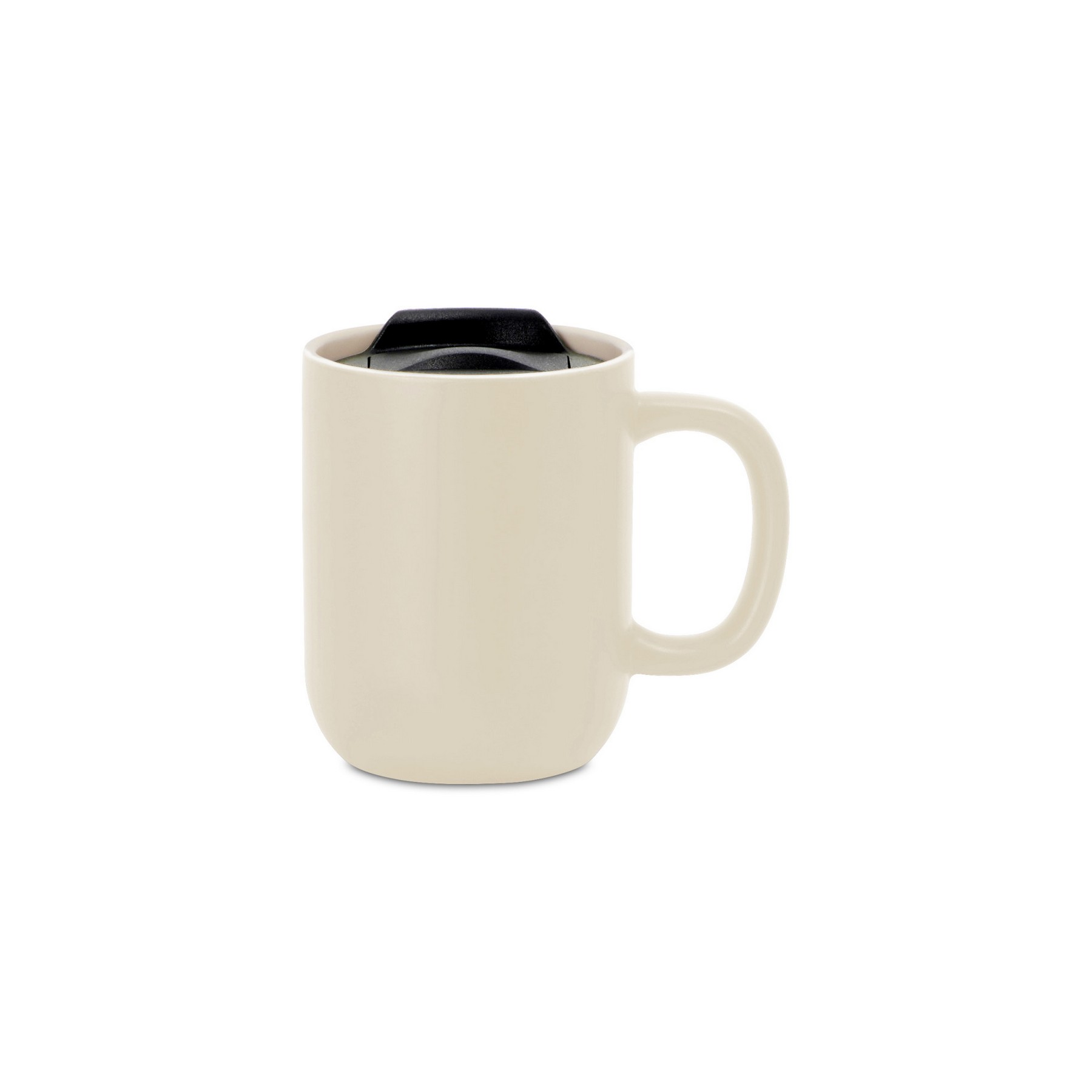 Picture of Milo Ceramic Lidded Mug - 12 Oz. - Bone
