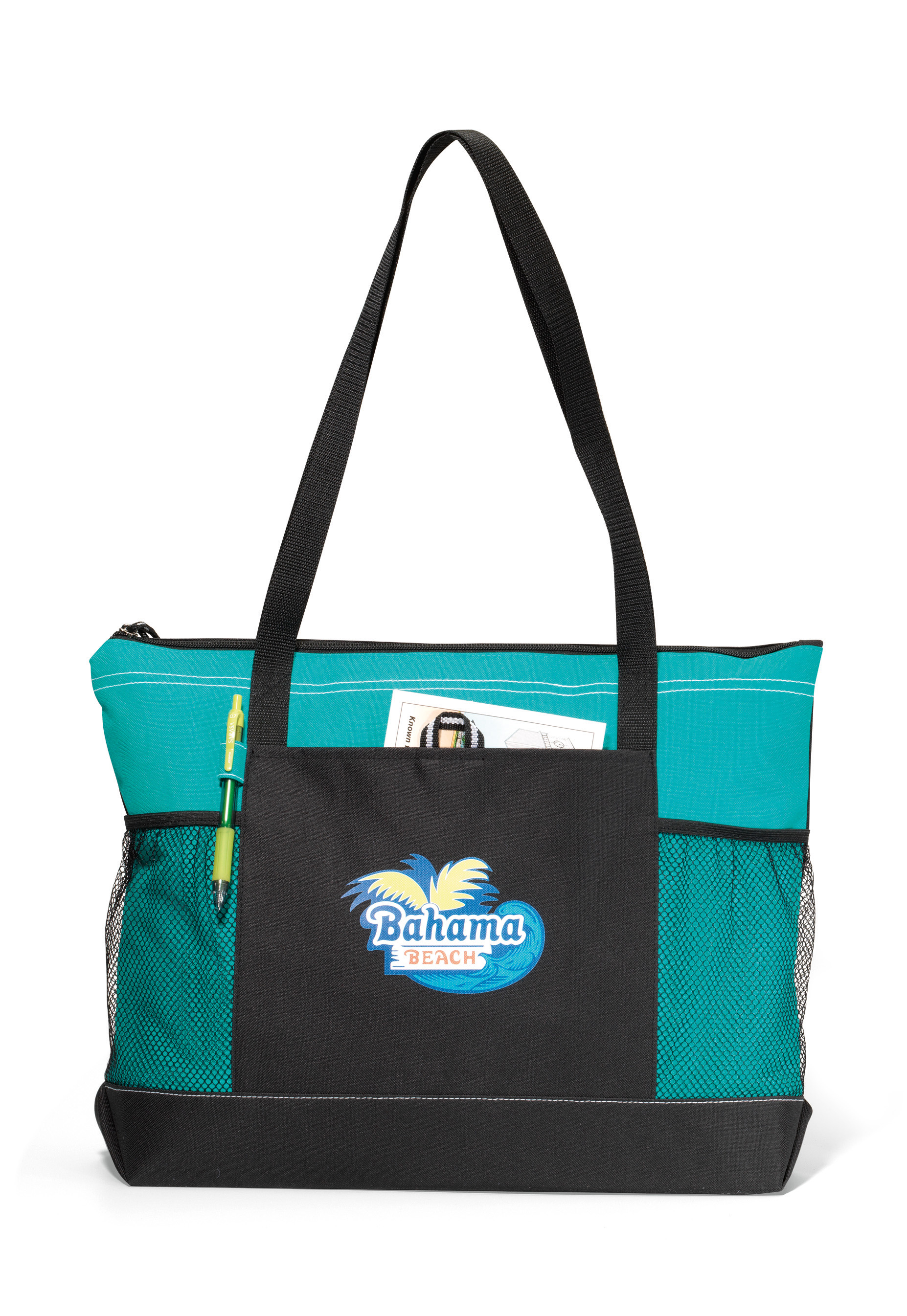Picture of Select Zippered Tote - Turquoise