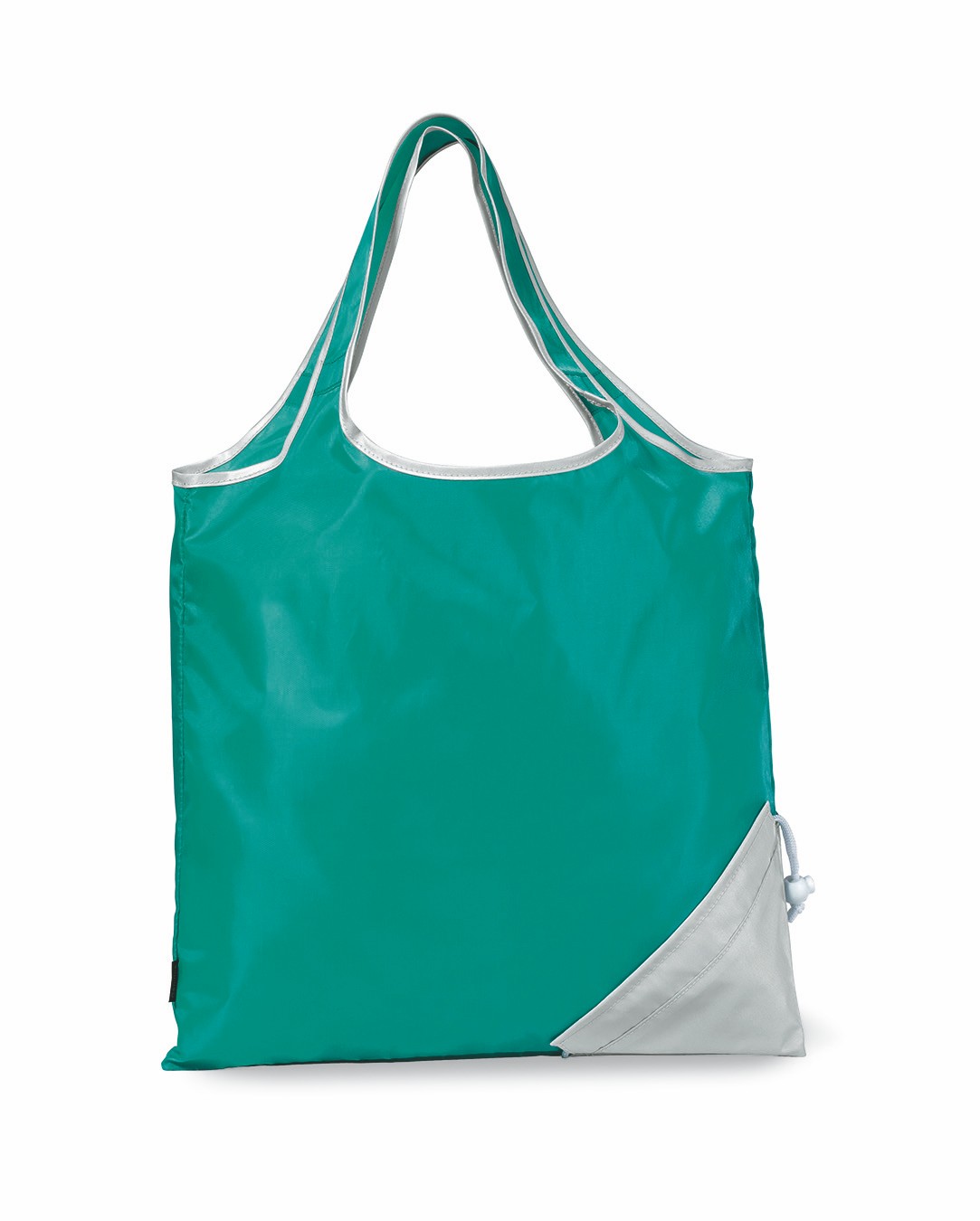 Picture of Latitudes Foldaway Shopper - Turquoise-Silver