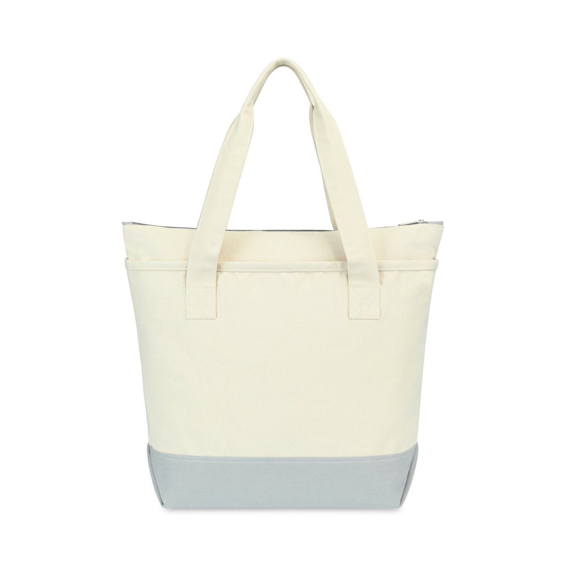 Picture of Newport Cotton Zippered Tote - Grey