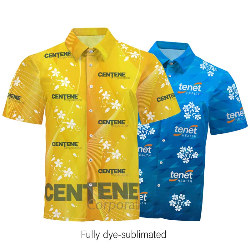 Picture of Unisex Dye Sublimated Polyester Poplin Shirt (4 Weeks Air)