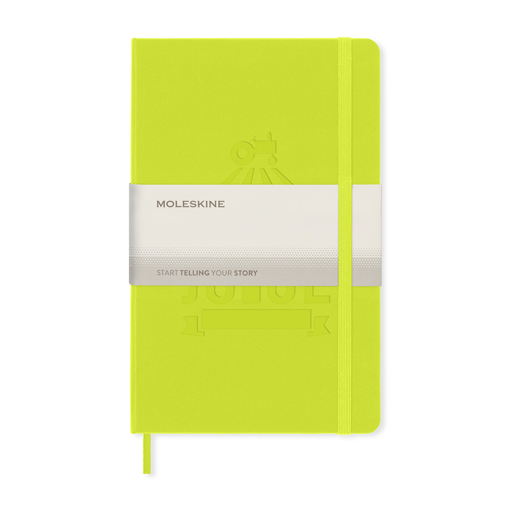 Picture of Moleskine Hard Cover Ruled Large Notebook - Lemon Green