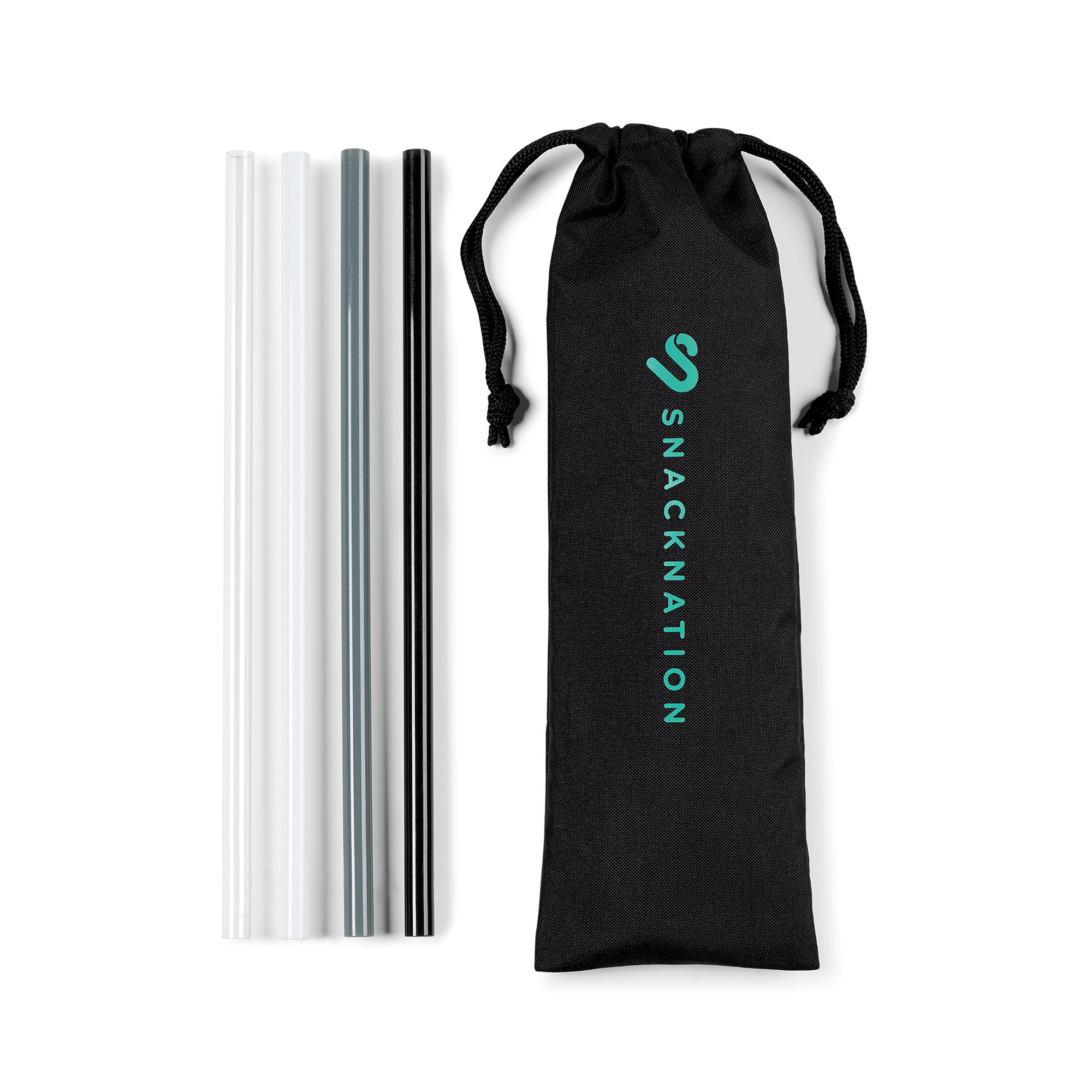 Picture of Aviana Juniper Reusable Tritan Straw Set - Black