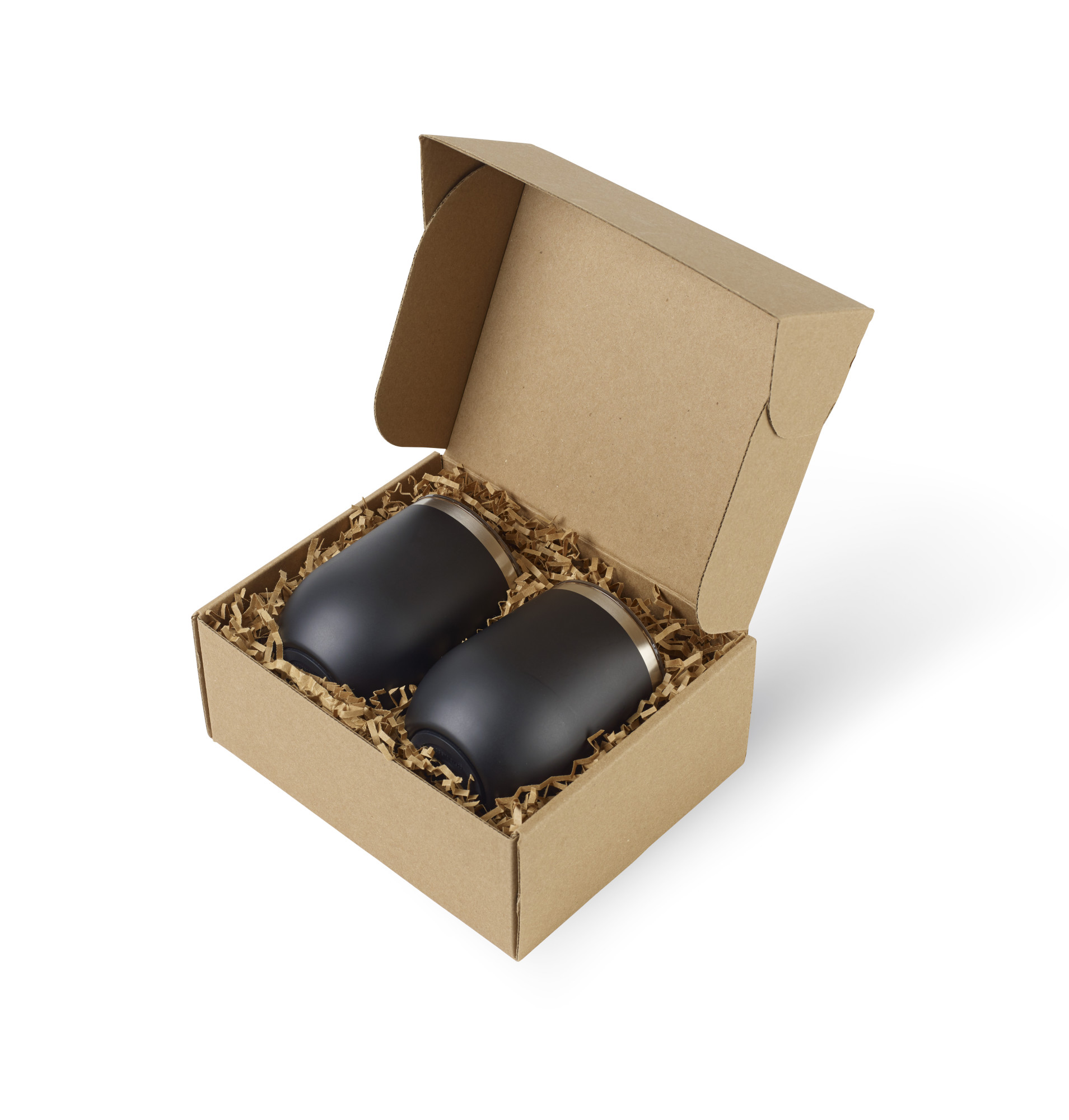 Picture of CORKCICLE Stemless Wine Cup Gift Set - Matte Black
