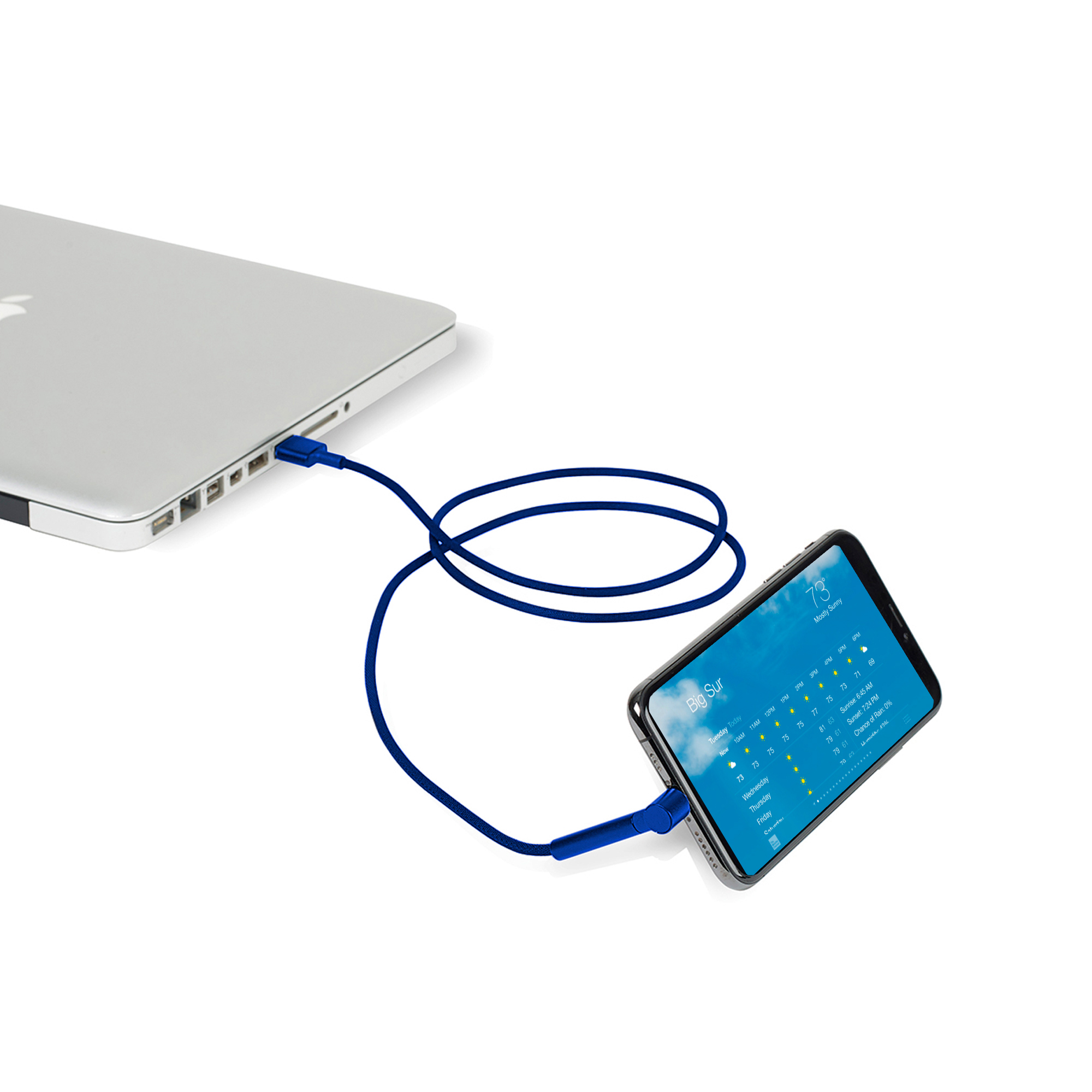 Picture of Side Kick Charging Cable - Royal Blue