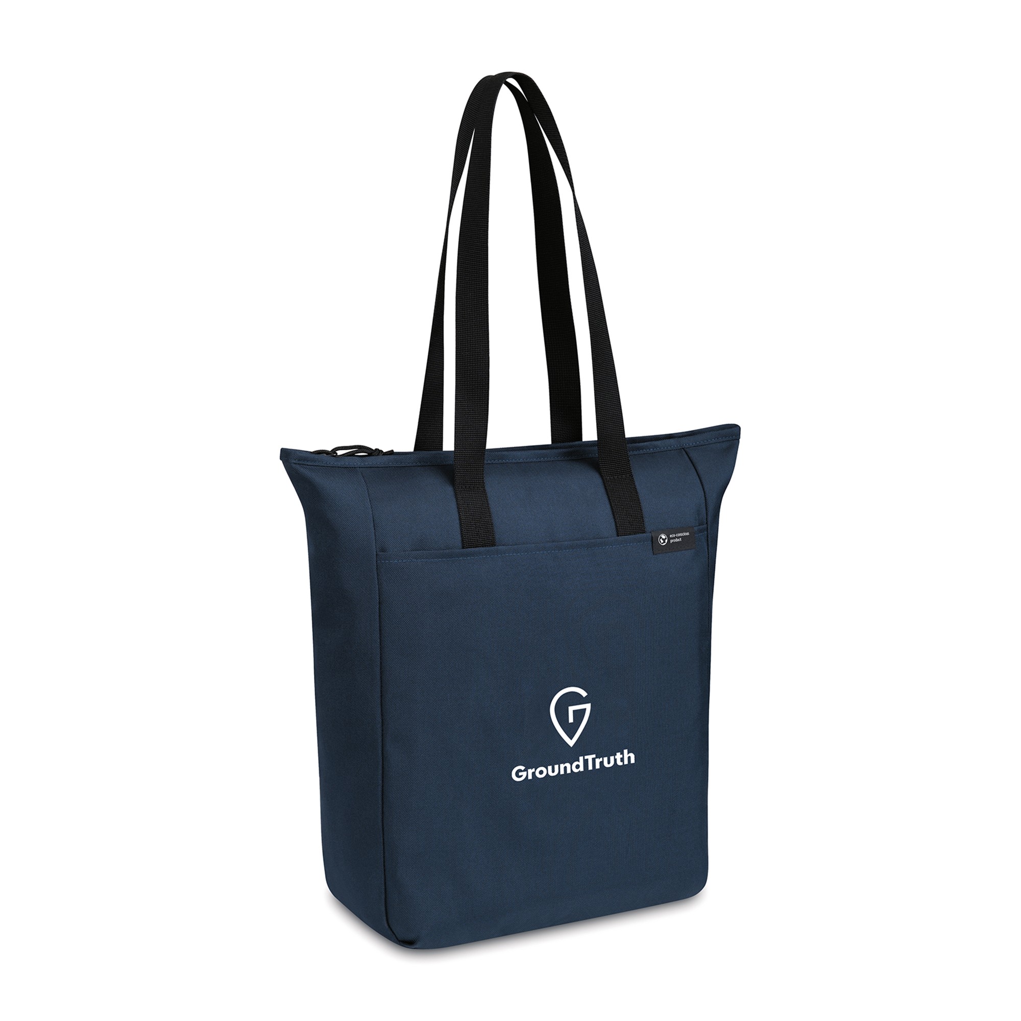 Picture of Renew Recycled rPET Zippered Tote - AWARE - Navy