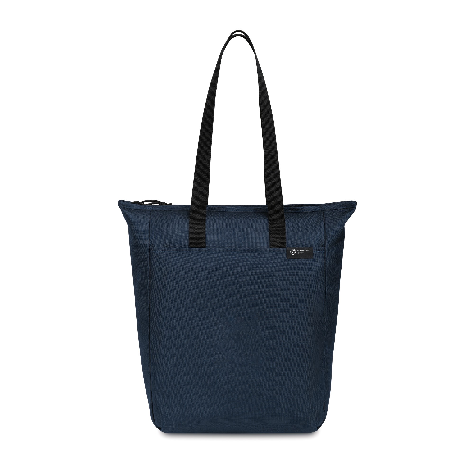 Picture of Renew Recycled rPET Zippered Tote - AWARE - Navy