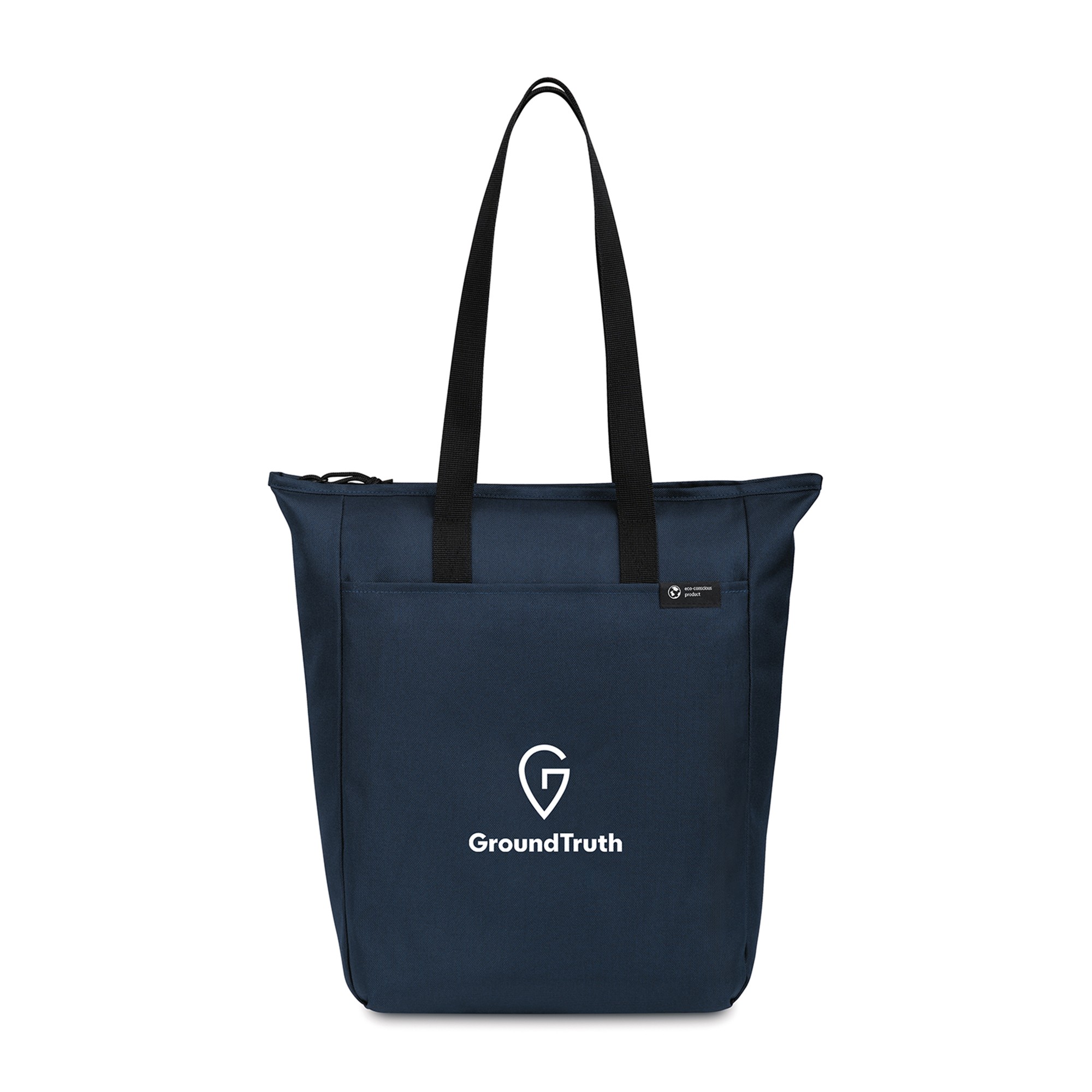 Picture of Renew Recycled rPET Zippered Tote - AWARE - Navy