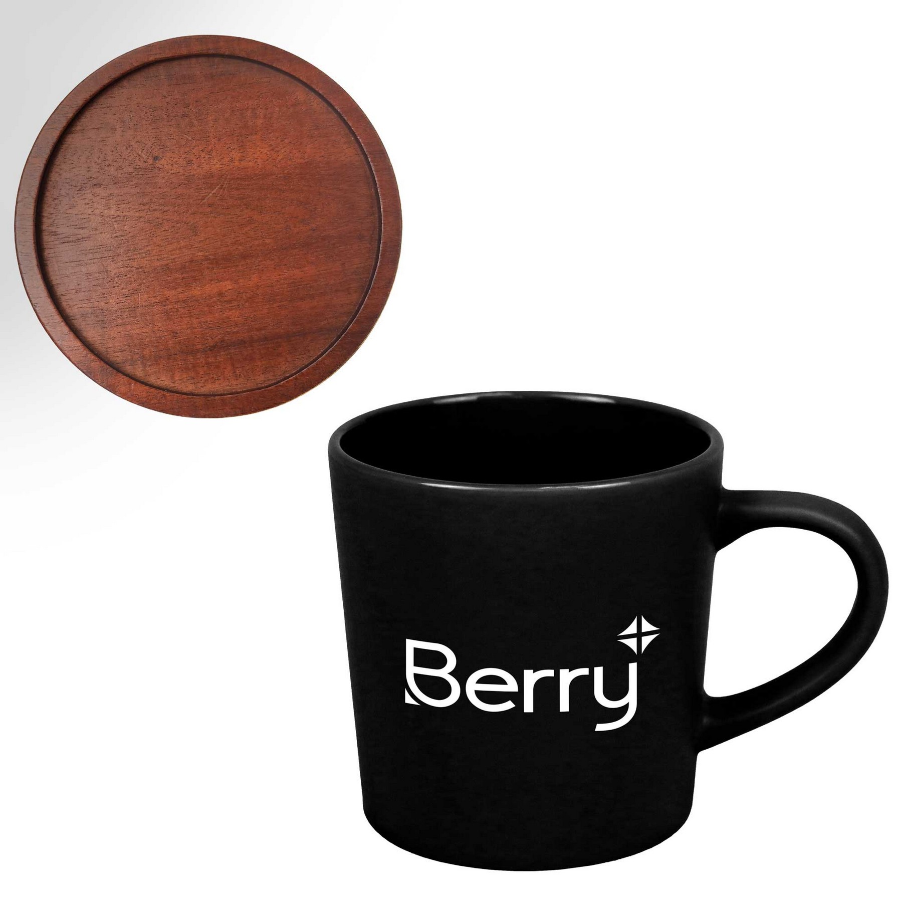 Picture of 16oz. Ceramic Mug with Sealing Wood Lid