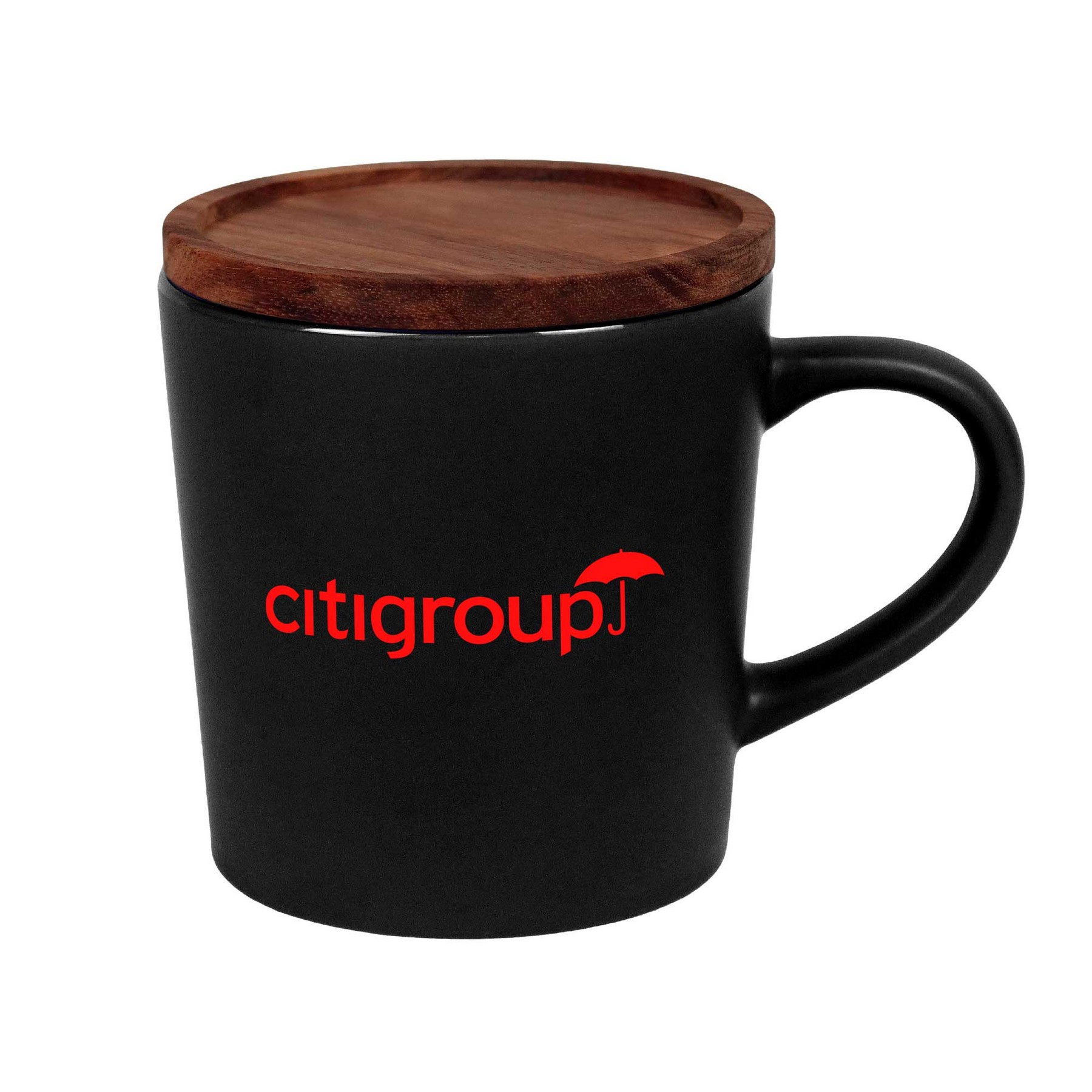 Picture of 16oz. Ceramic Mug with Sealing Wood Lid