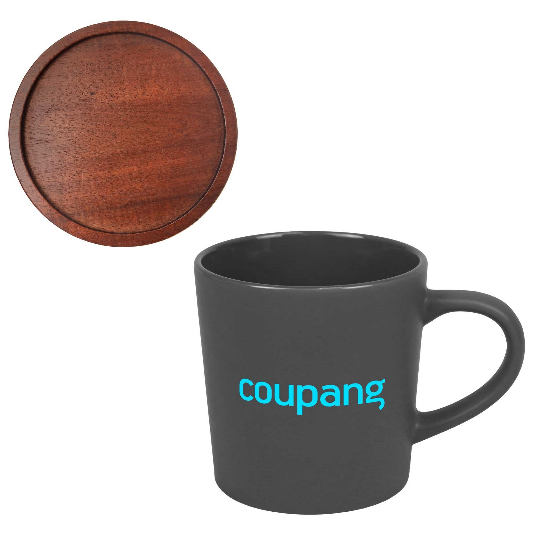 Picture of 16oz. Ceramic Mug with Sealing Wood Lid