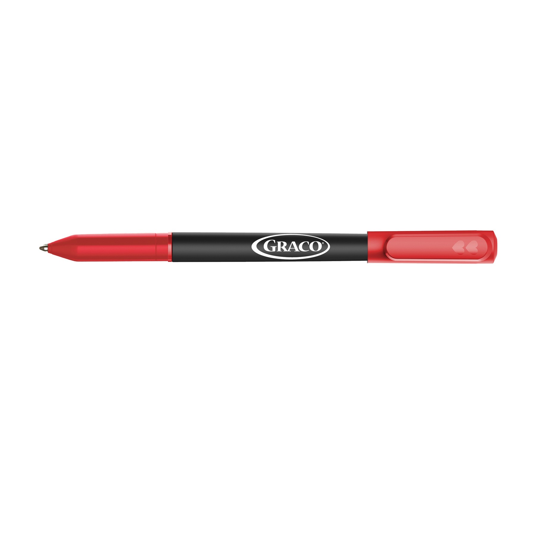 Picture of Paper Mate Write Bros Stick Pen - Black Ink - Red