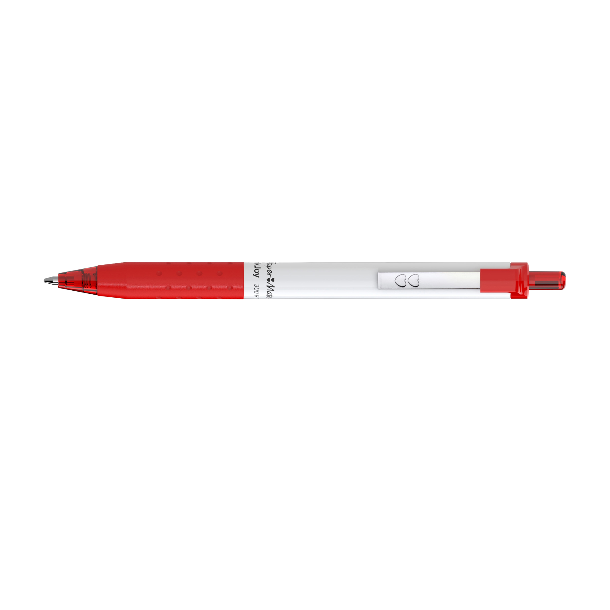 Picture of Paper Mate Inkjoy White Barrel - Black Ink - Red