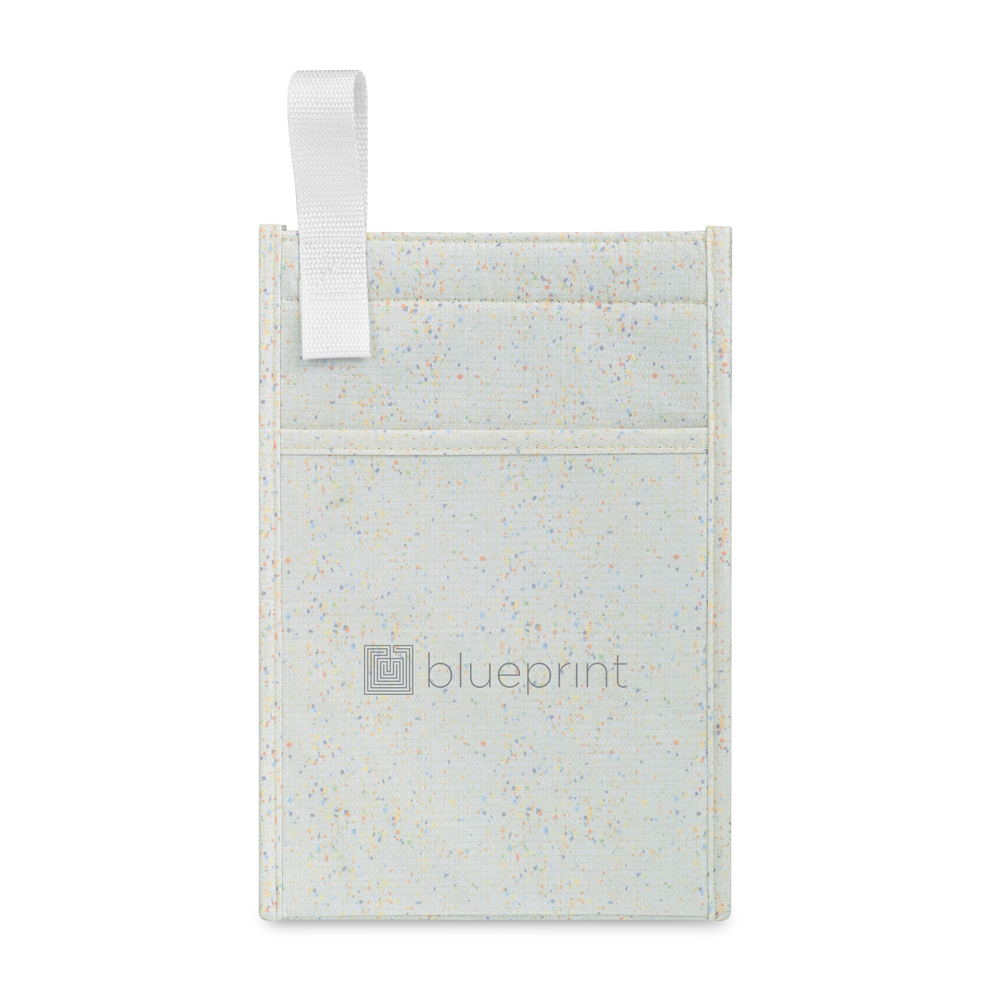 Picture of Sami Laminated Recycled Non-Woven Lunch Cooler - Linen Flecks