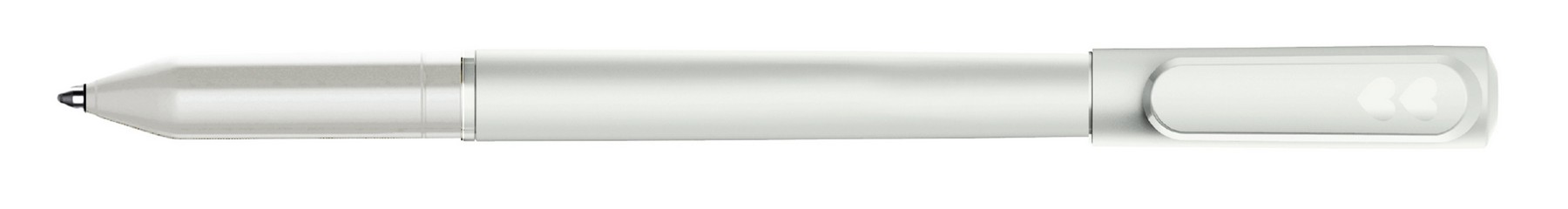 Picture of Paper Mate Write Bros Stick Pen White Barrel - Black Ink - White