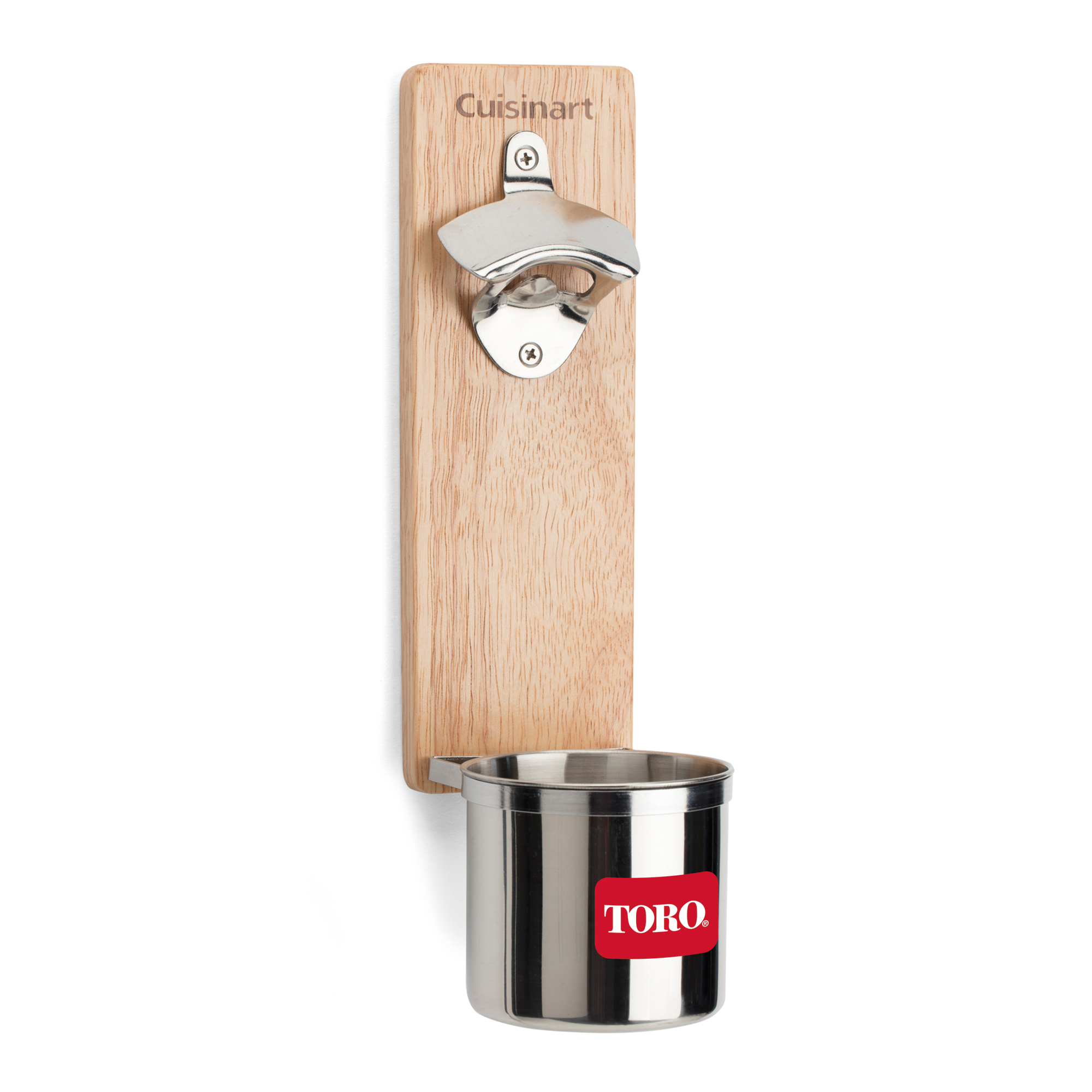 Picture of Cuisinart Outdoors Magnetic Bottle Opener & Cup Holder - Wood