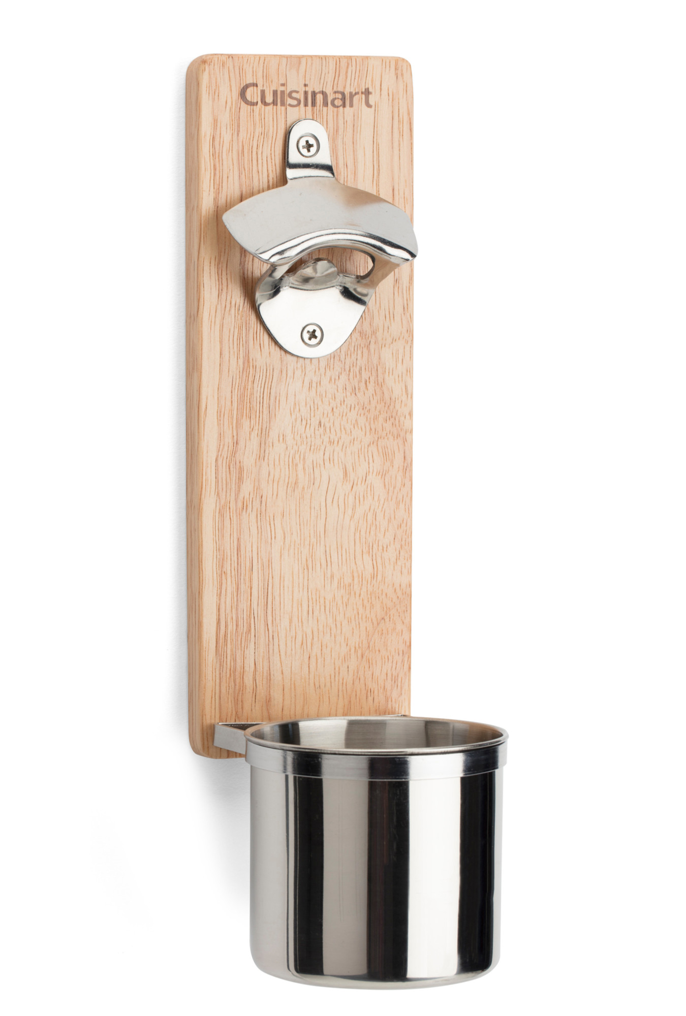 Picture of Cuisinart Outdoors Magnetic Bottle Opener & Cup Holder - Wood