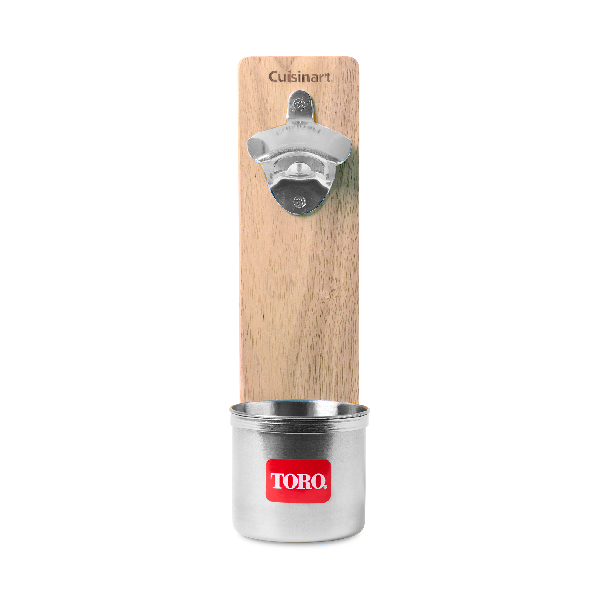 Picture of Cuisinart Outdoors Magnetic Bottle Opener & Cup Holder - Wood