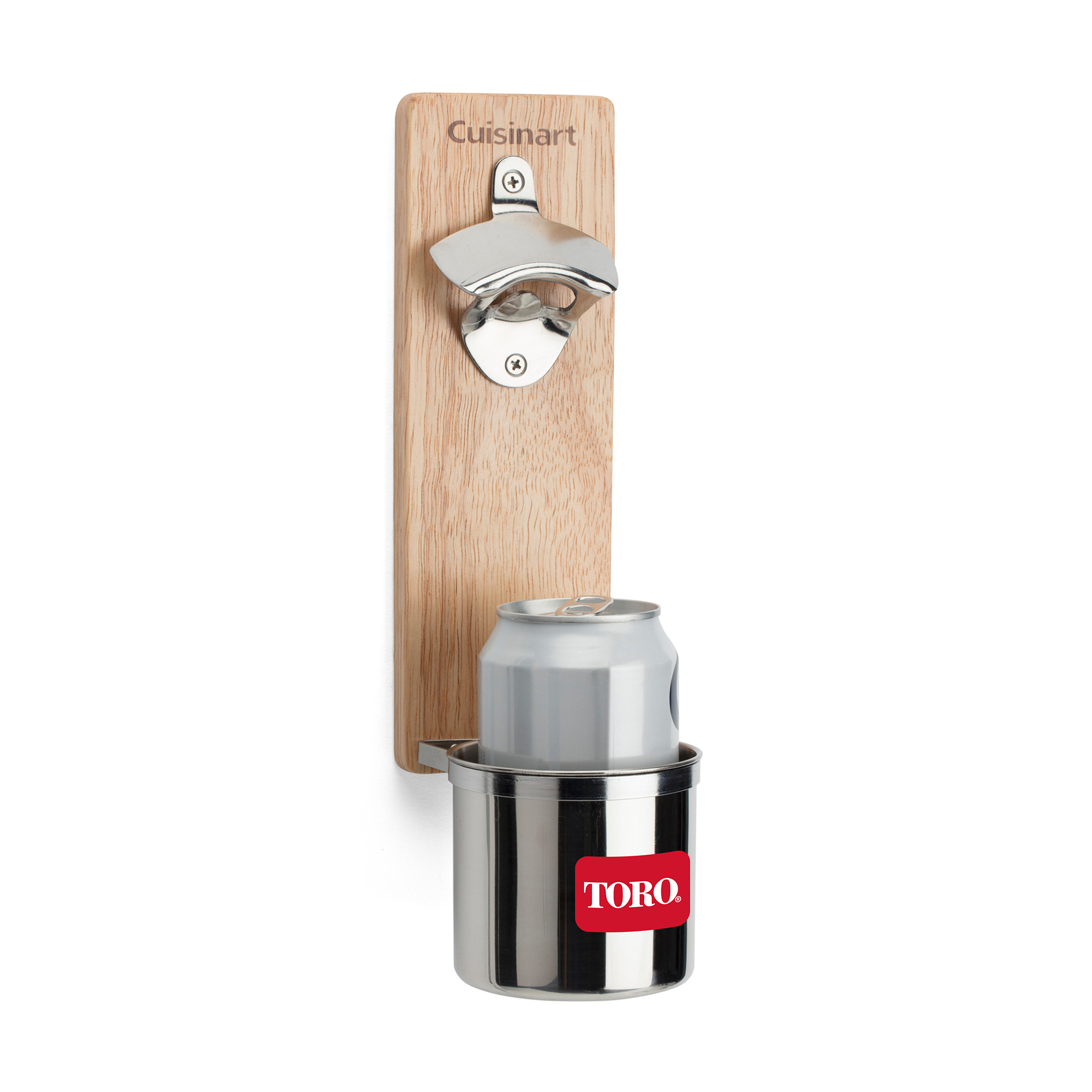 Picture of Cuisinart Outdoors Magnetic Bottle Opener & Cup Holder - Wood