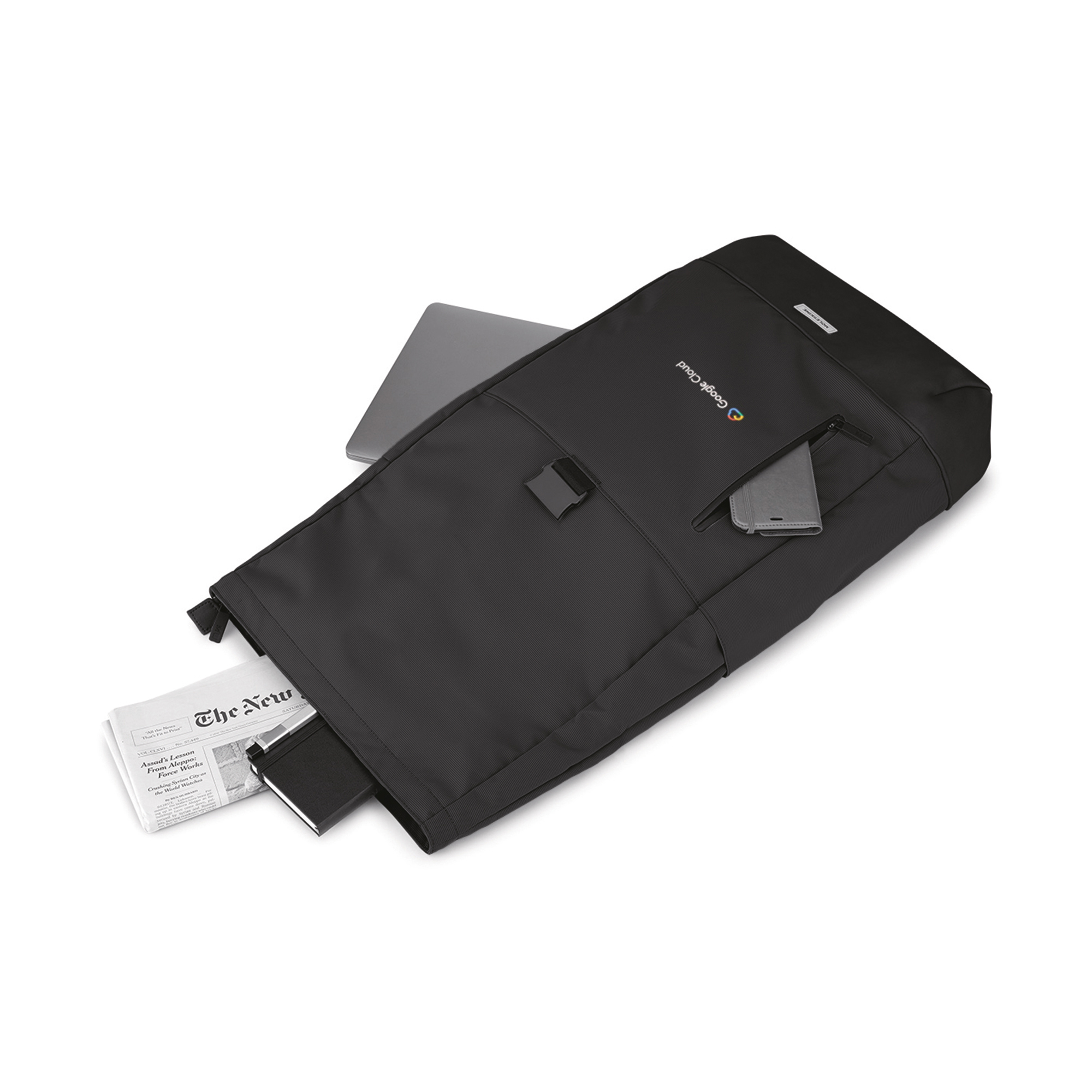 Picture of Moleskine Metro Rolltop Backpack - Black