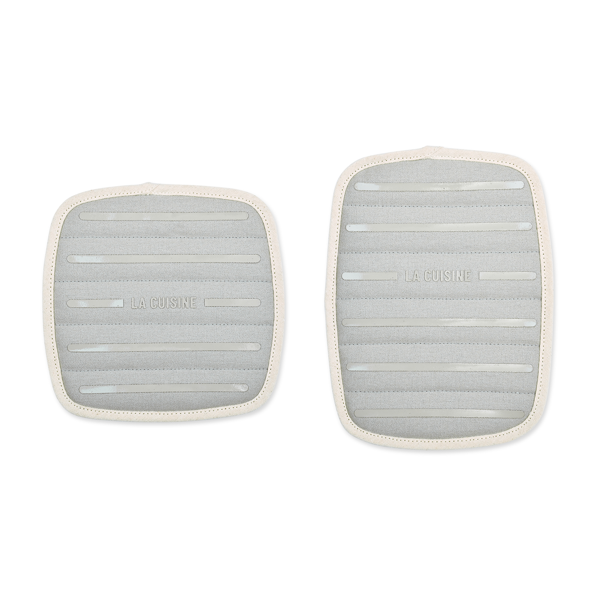 Picture of La Cuisine Potholder Hot Pad Set - Grey