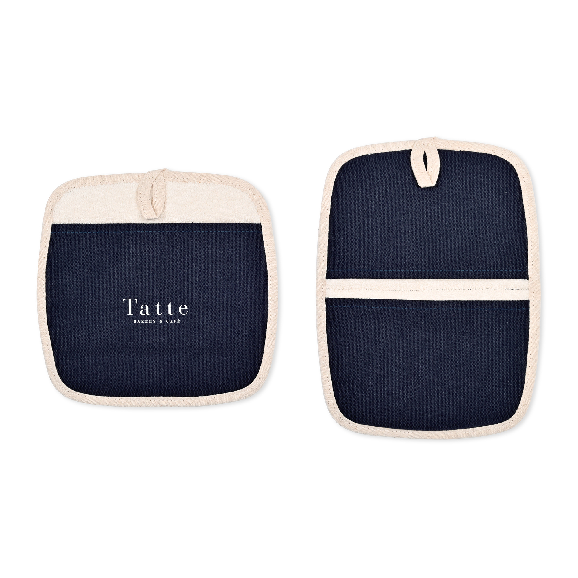 Picture of La Cuisine Potholder Hot Pad Set - Navy
