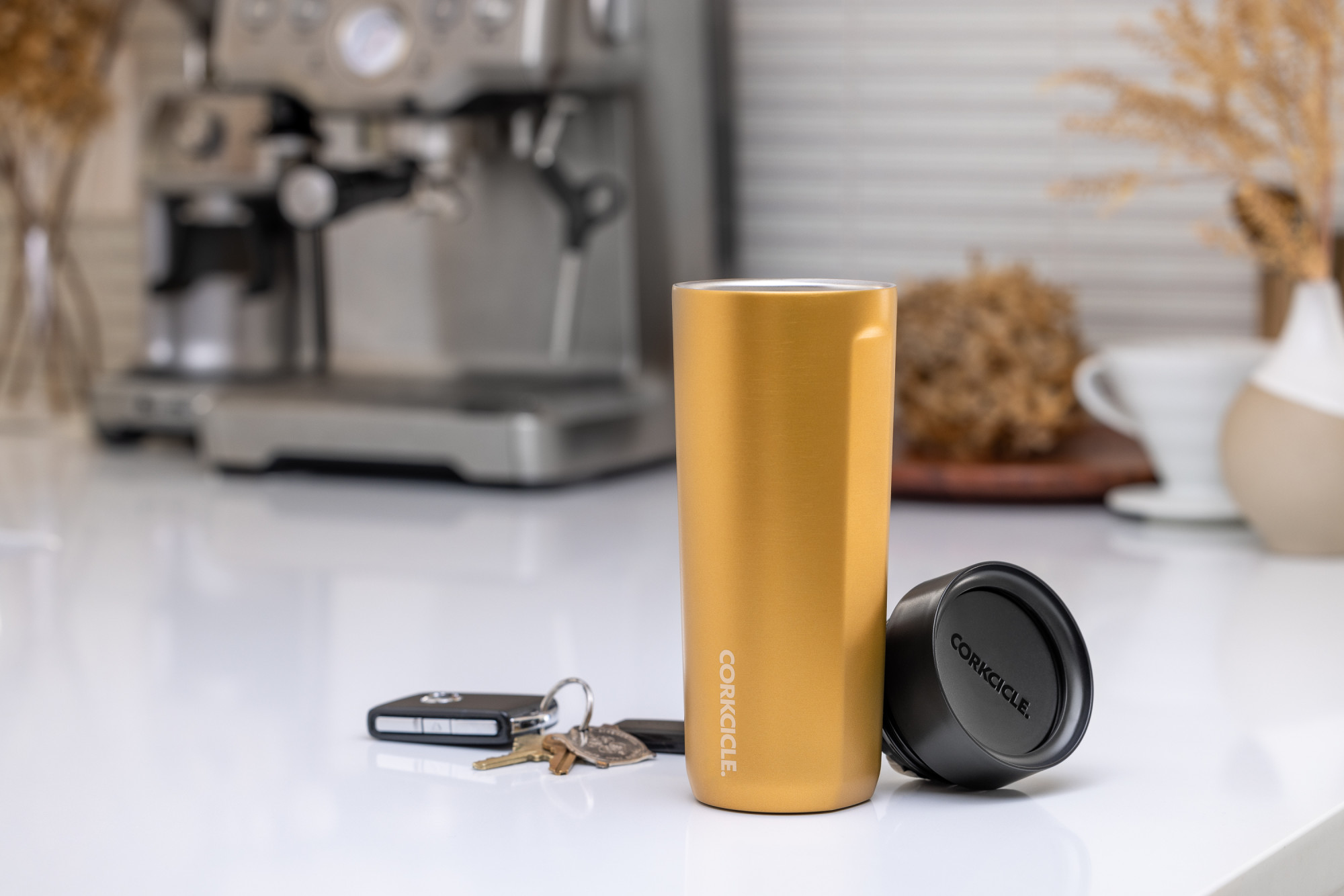 Picture of CORKCICLE Commuter Cup - 17 Oz. - Gold