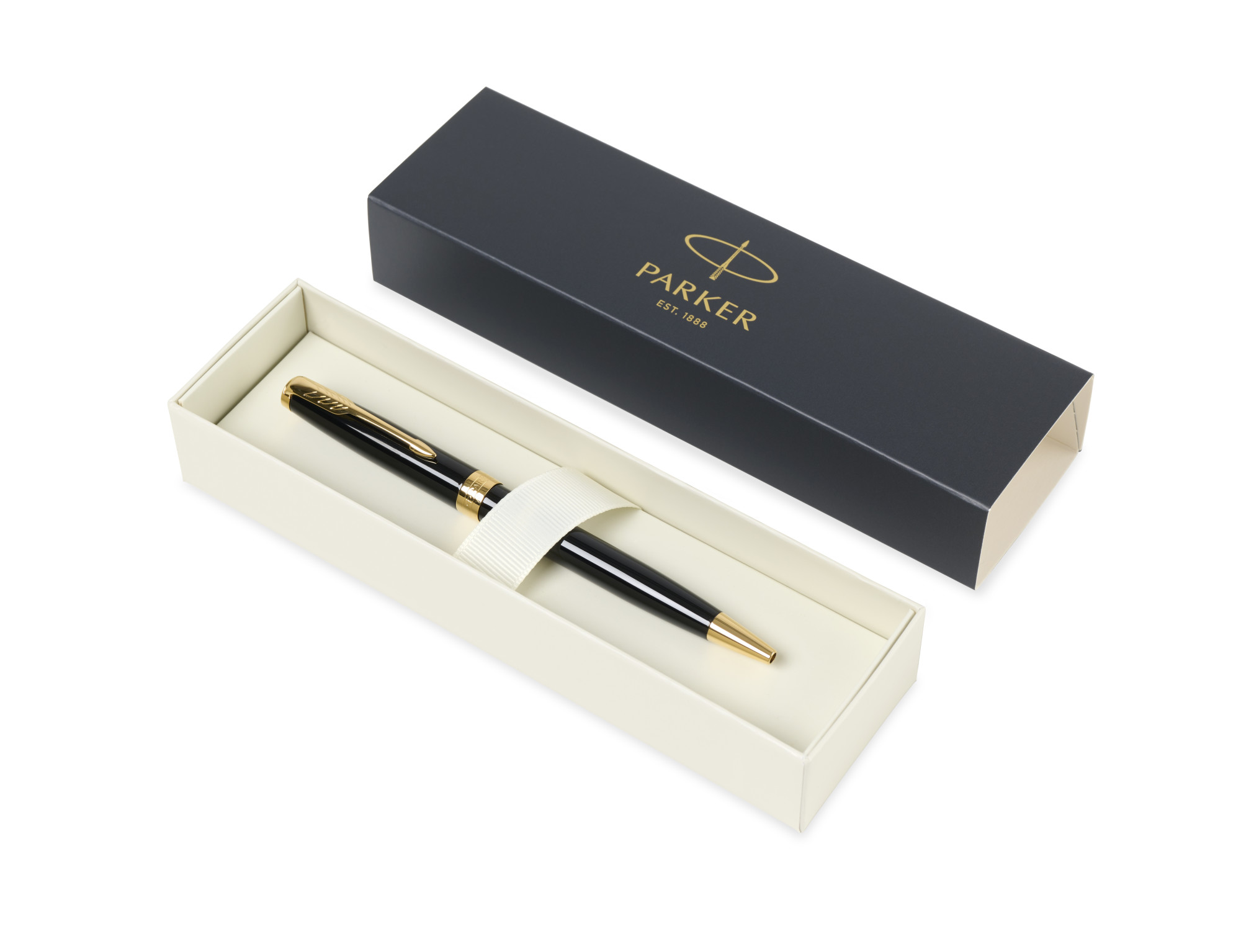 Picture of Parker Sonnet Ballpoint - Black - Gold Trim
