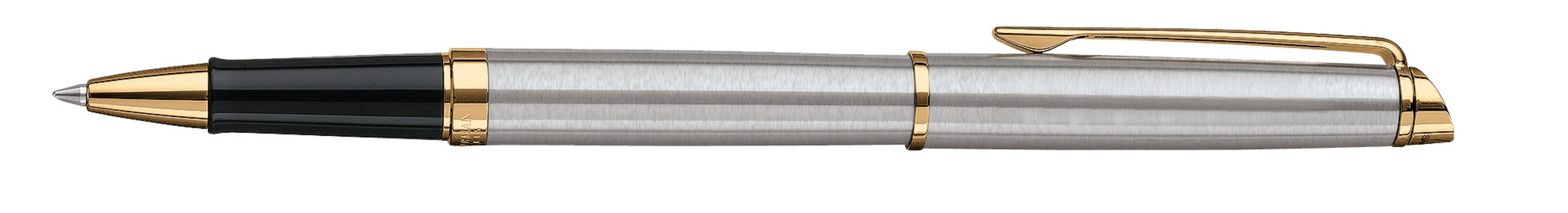 Picture of Waterman Hemisphere Rollerball - Stainless Steel - Gold Trim
