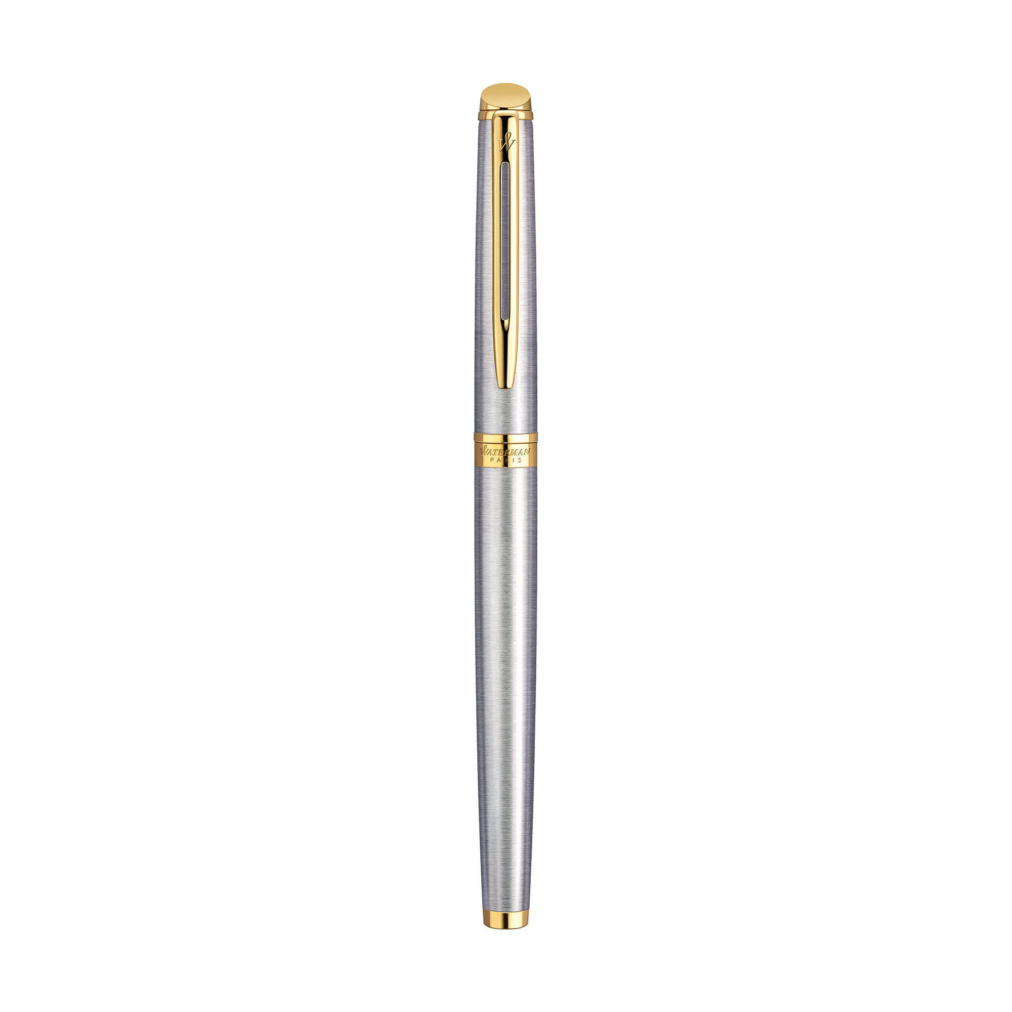 Picture of Waterman Hemisphere Rollerball - Stainless Steel - Gold Trim