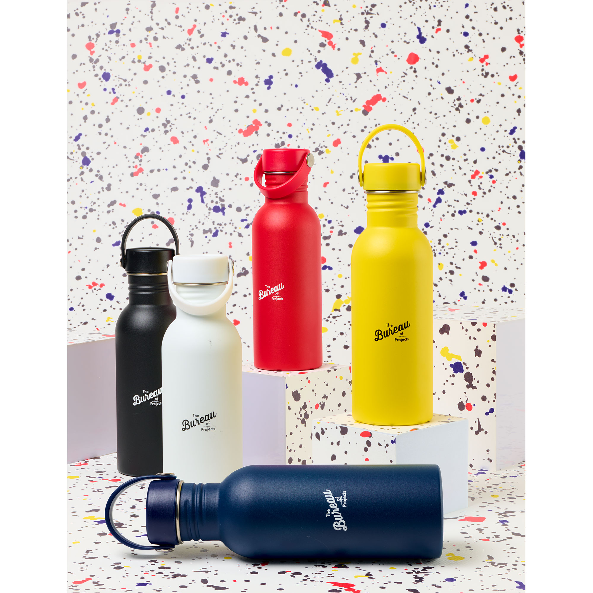 Picture of Arlo Classics Stainless Steel Hydration Bottle - 17 Oz. - Yellow